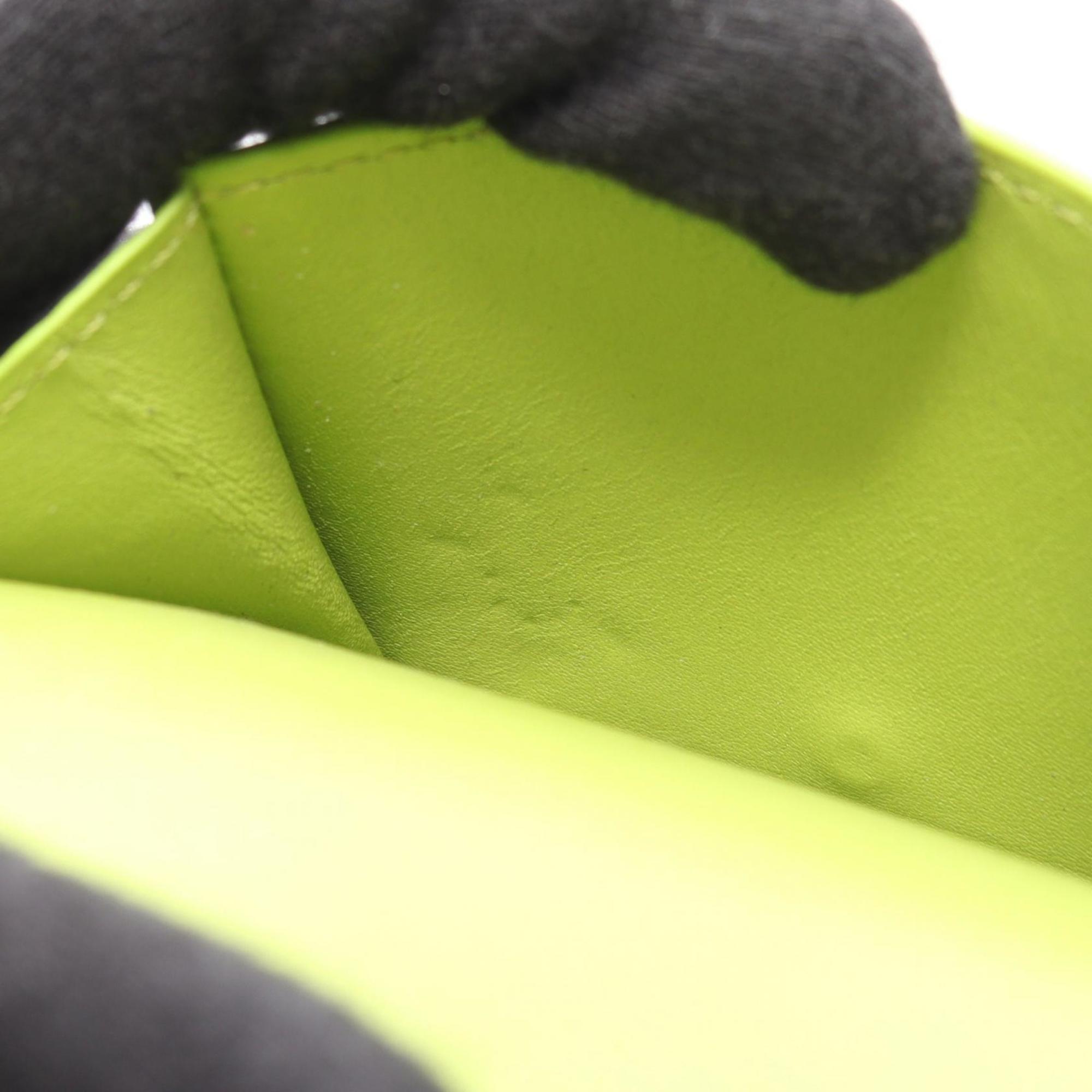 Loewe Green Leather Wallet (Tri-Fold) (Pre-Owned)