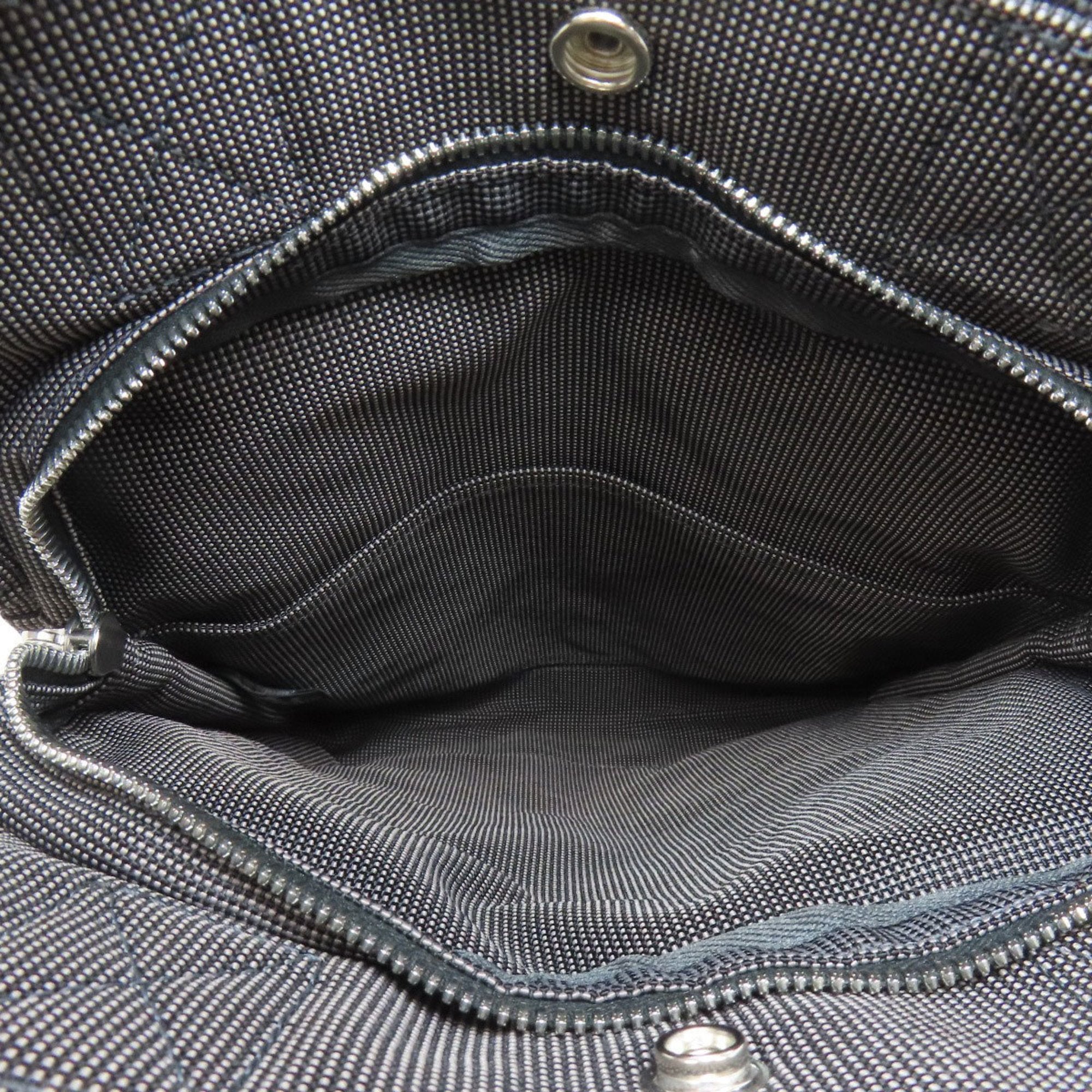 Hermes Her Line Gray Canvas Backpack (Pre-Owned)