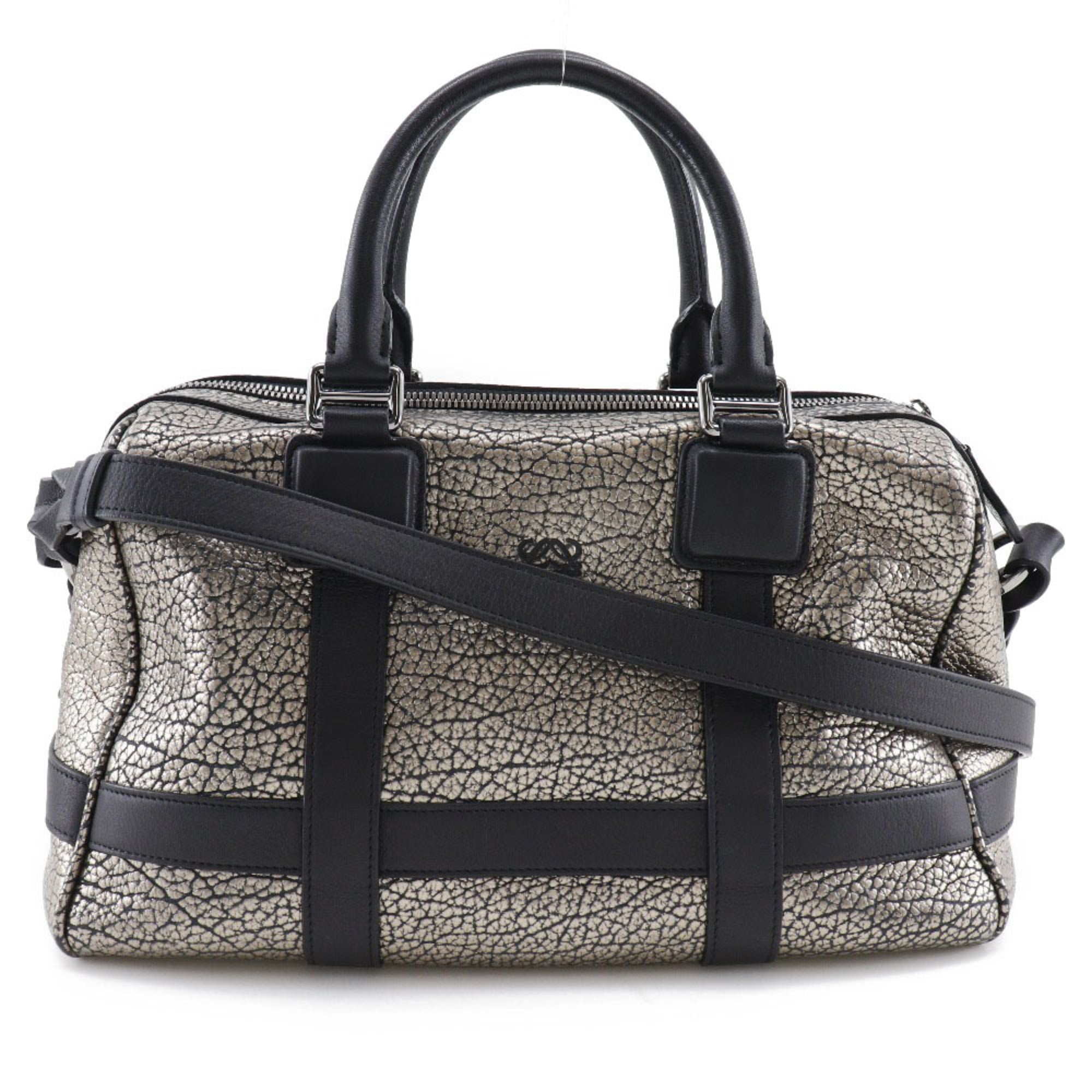 Loewe Black Leather Handbag (Pre-Owned)