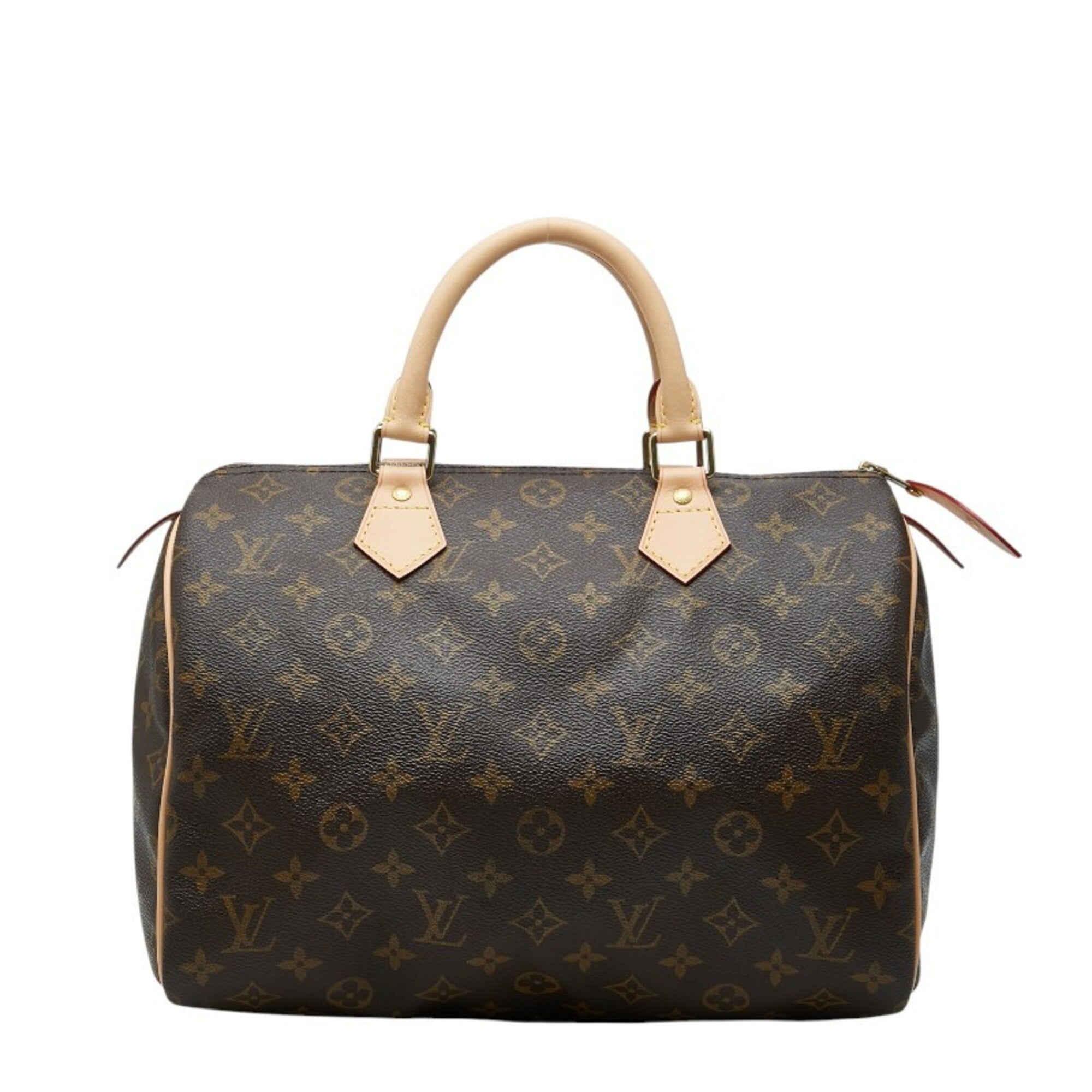 Louis Vuitton Brown Monogram Pvc Leather Boston Bag Handbag (Pre-Owned)