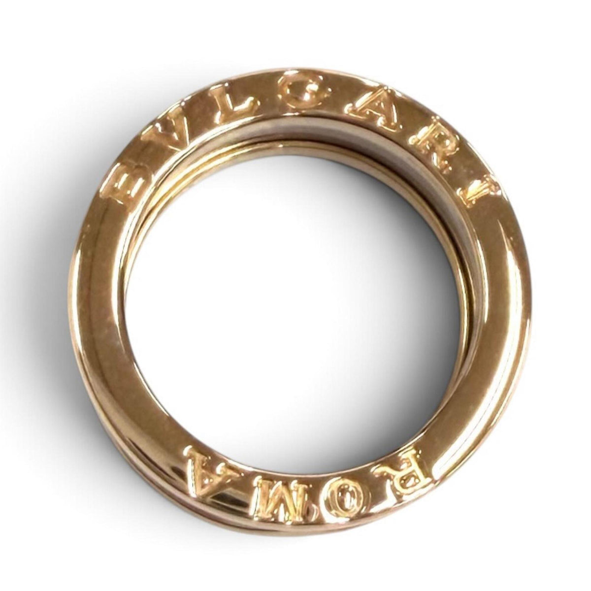 Bvlgari Pink Gold Pink Gold (18K) Metal Band Ring (Pre-Owned)
