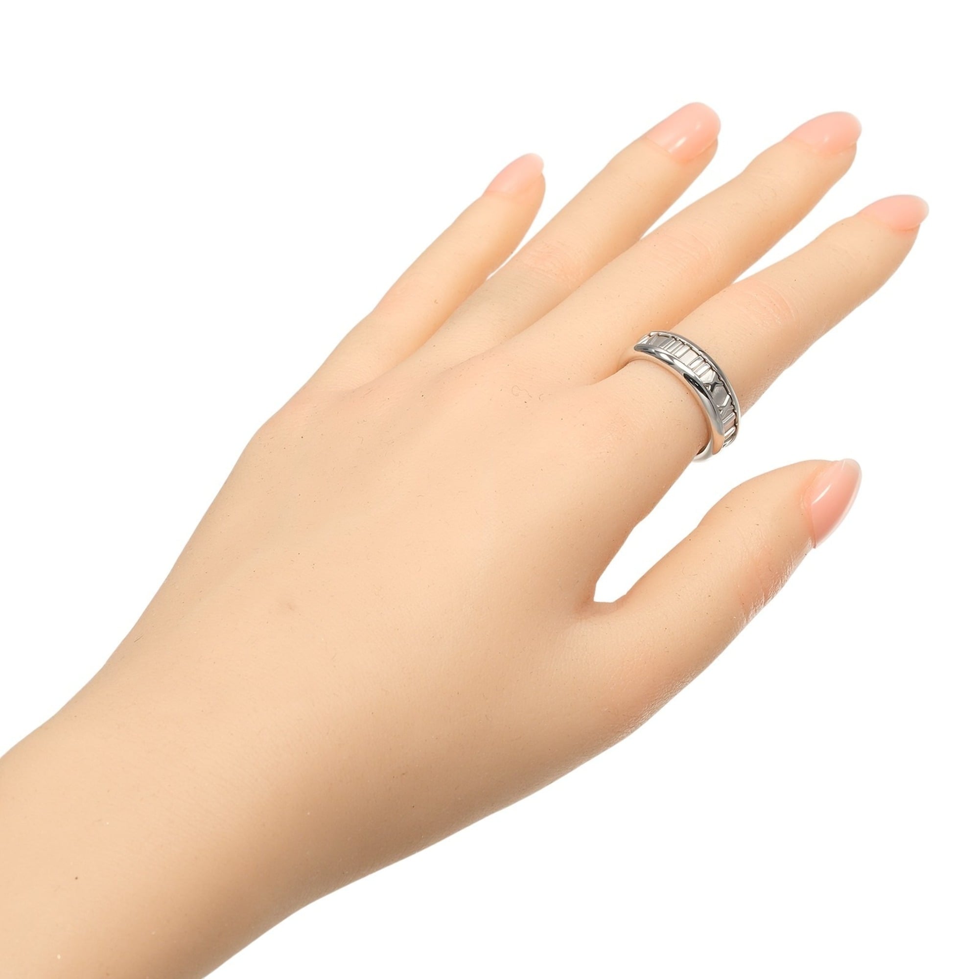 Tiffany White Gold (18K) Band Ring (Pre-Owned)