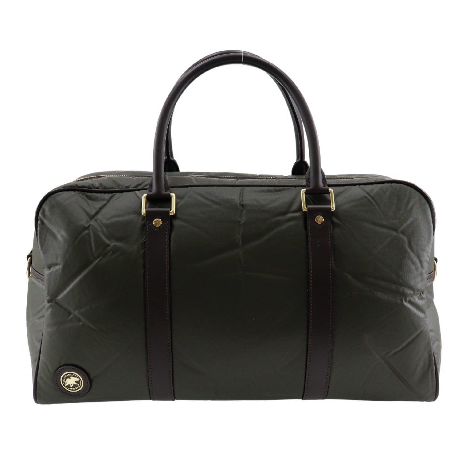 Hunting World Khaki Nylon Boston Bag (Pre-Owned)