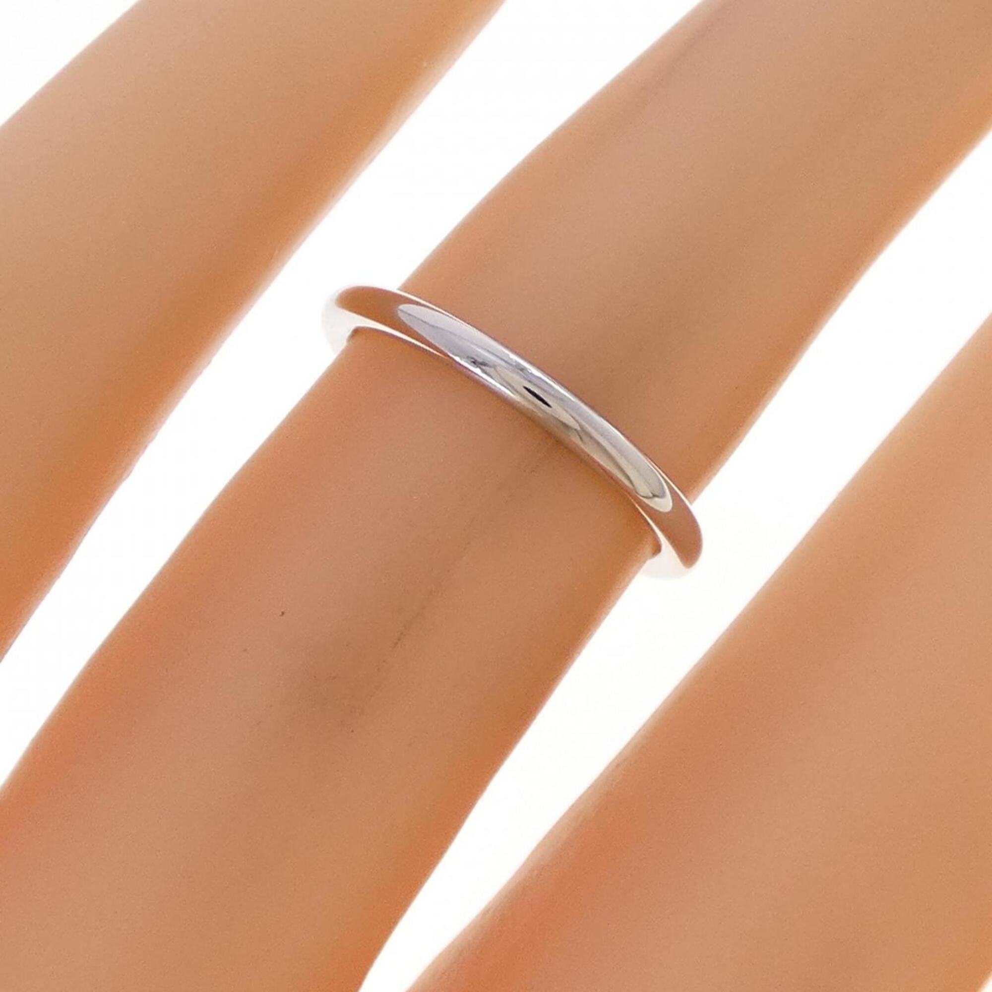 Tiffany Platinum Platinum 950 Band Ring (Pre-Owned)