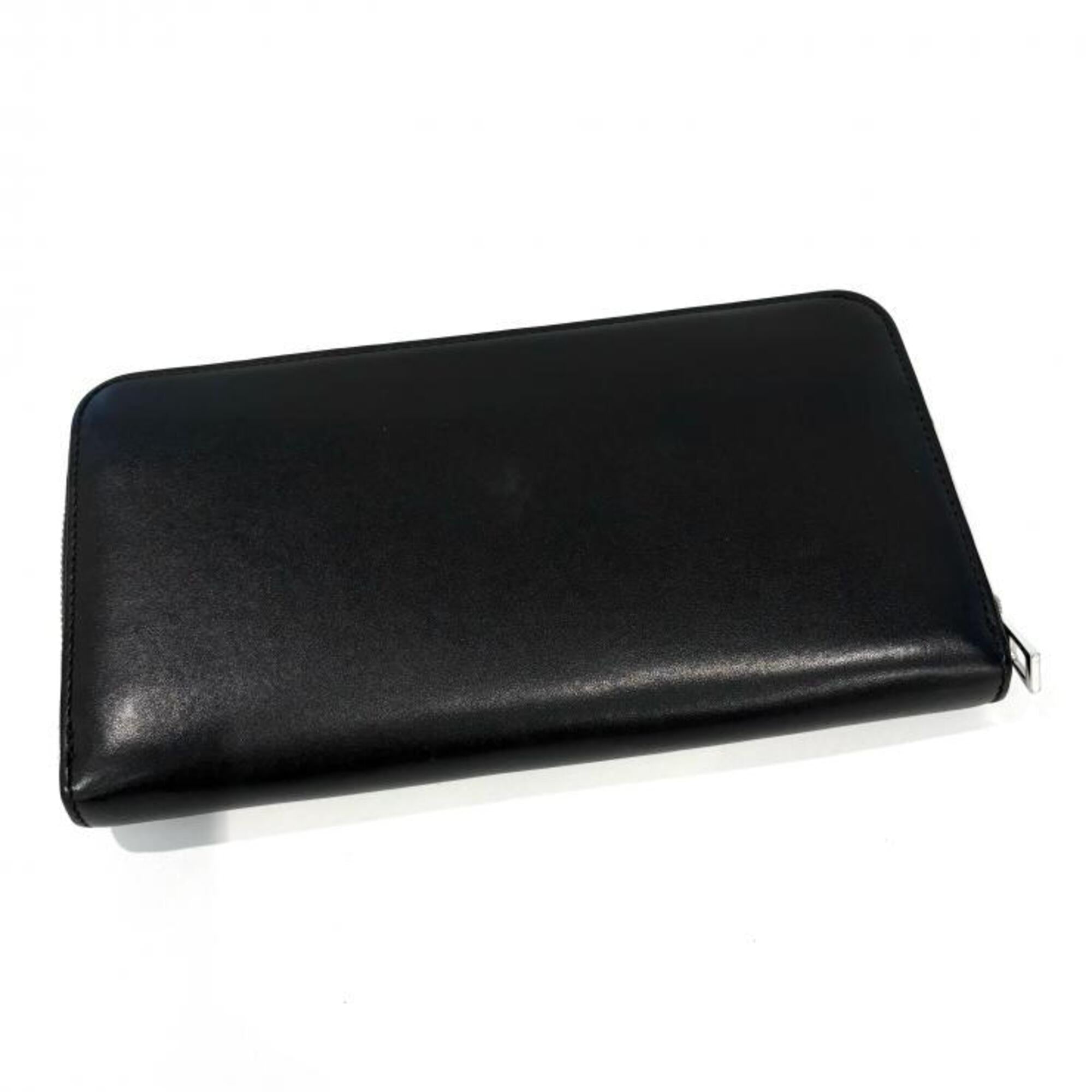 Loewe Black Leather Long Wallet (Bi-Fold) (Pre-Owned)