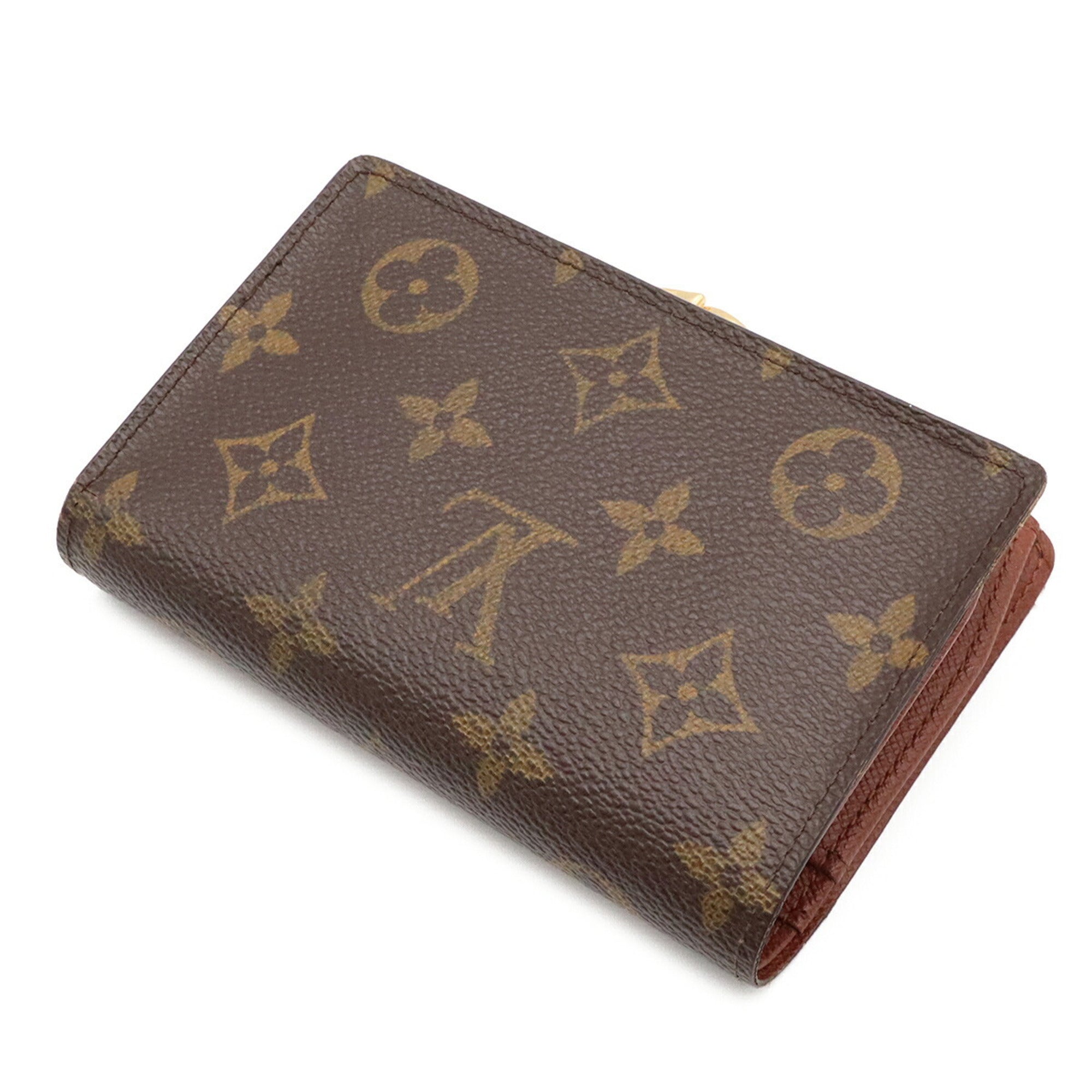 Louis Vuitton Brown Monogram Canvas Wallet (Bi-Fold) (Pre-Owned)