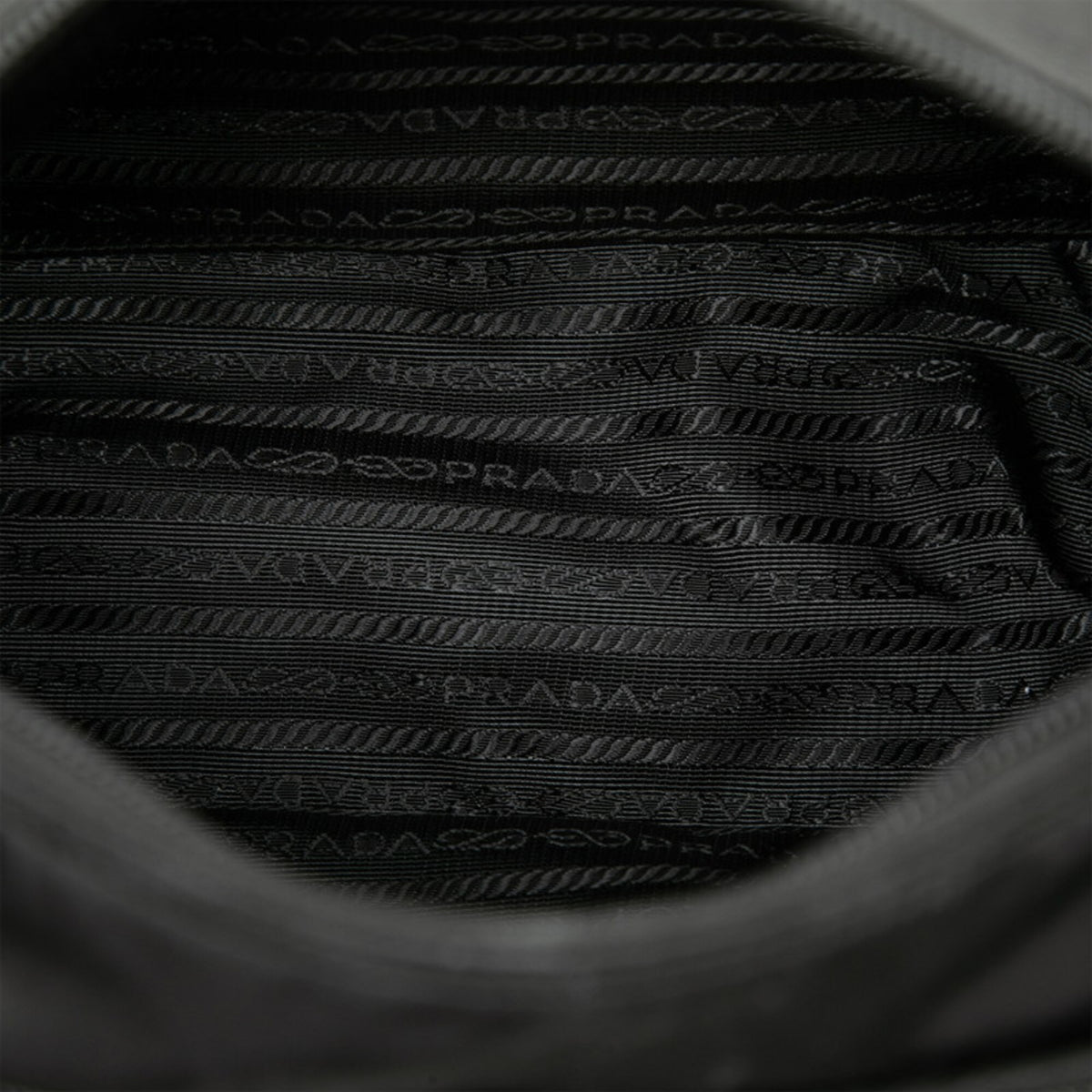 Prada Black Nylon Leather Shoulder Bag (Pre-Owned)