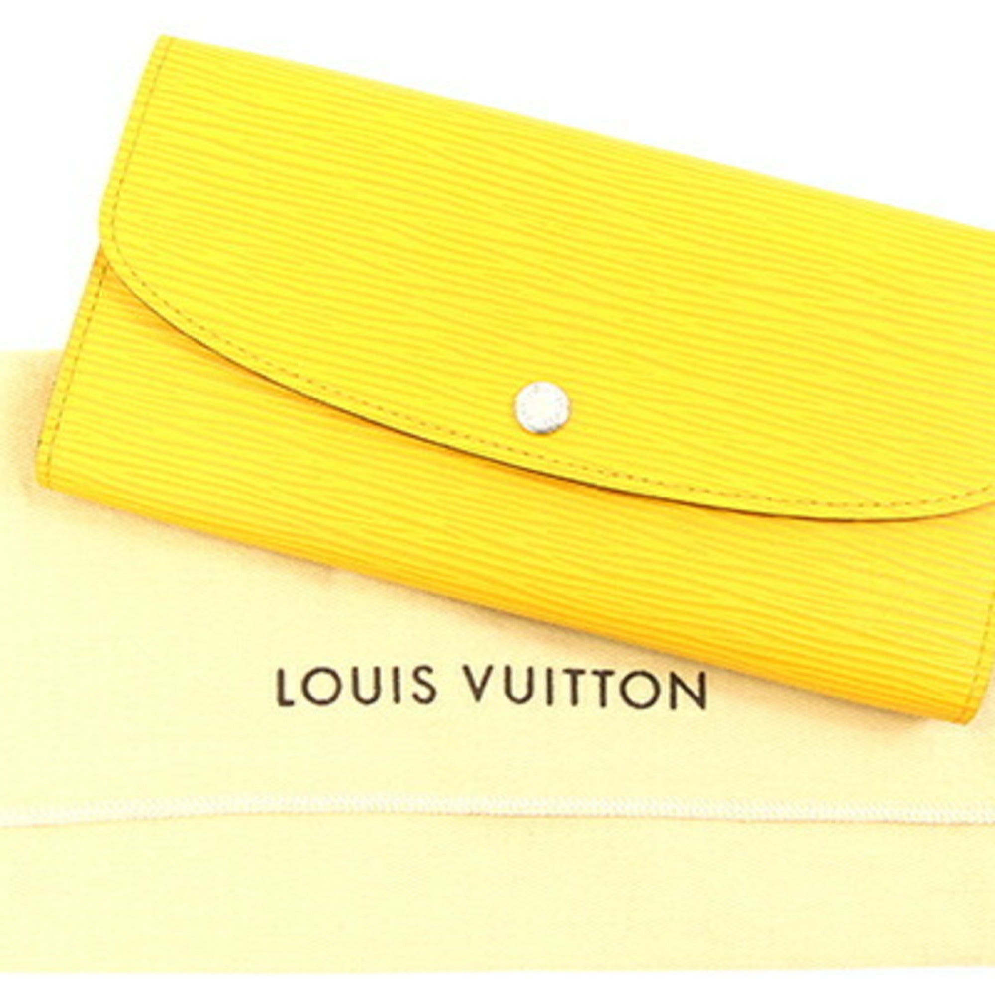 Louis Vuitton Epi Mimosa Yellow Epi Leather Long Wallet (Bi-Fold) (Pre-Owned)