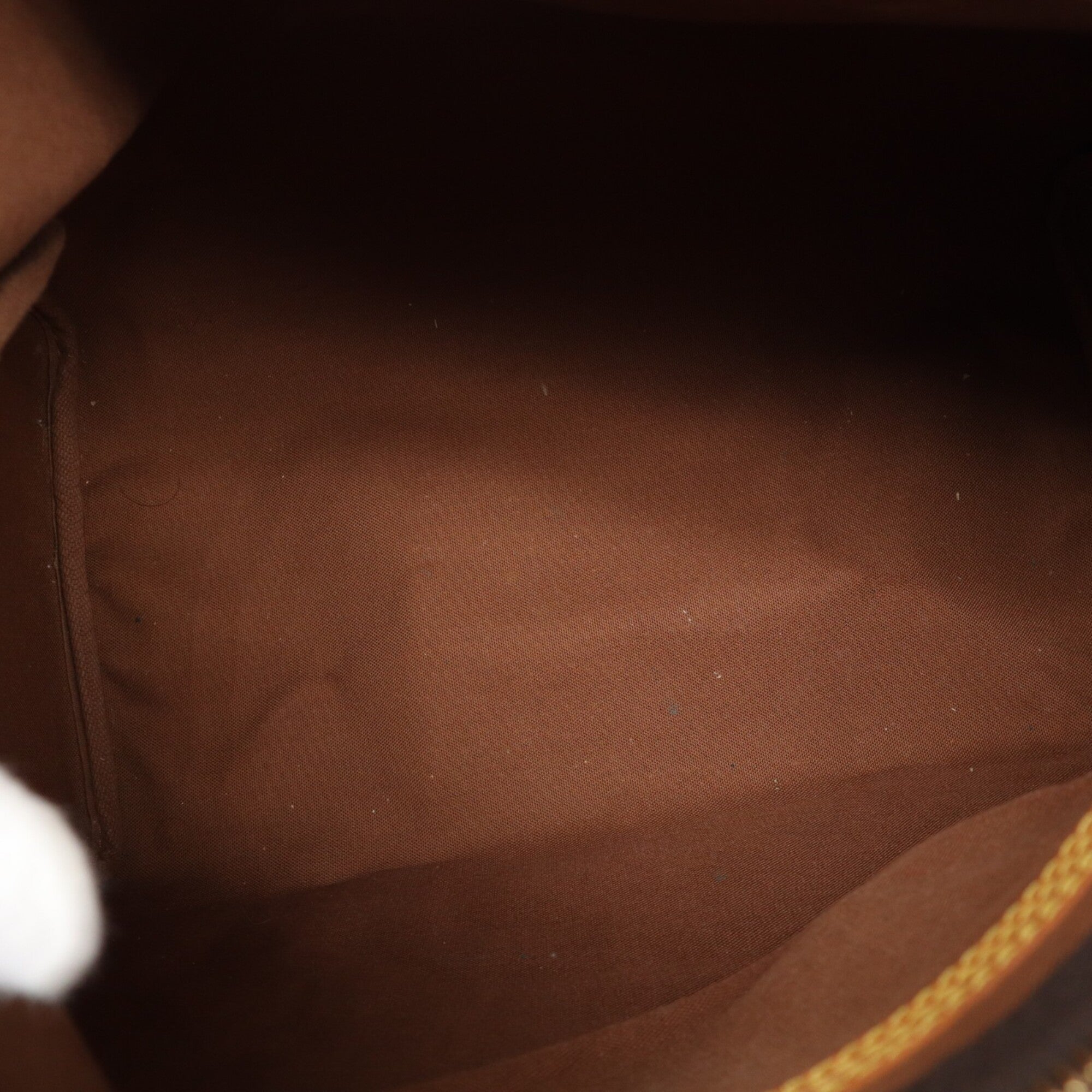 Louis Vuitton Monogram Brown Coated Canvas Leather Handbag (Pre-Owned)