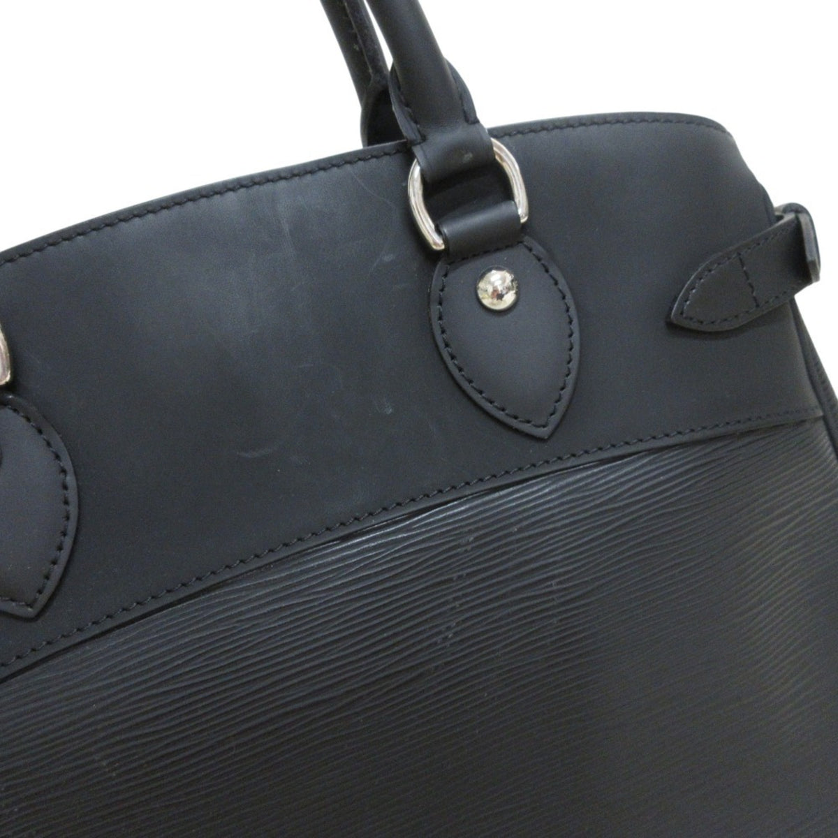 Louis Vuitton Black Noir Epi Leather Handbag (Pre-Owned)