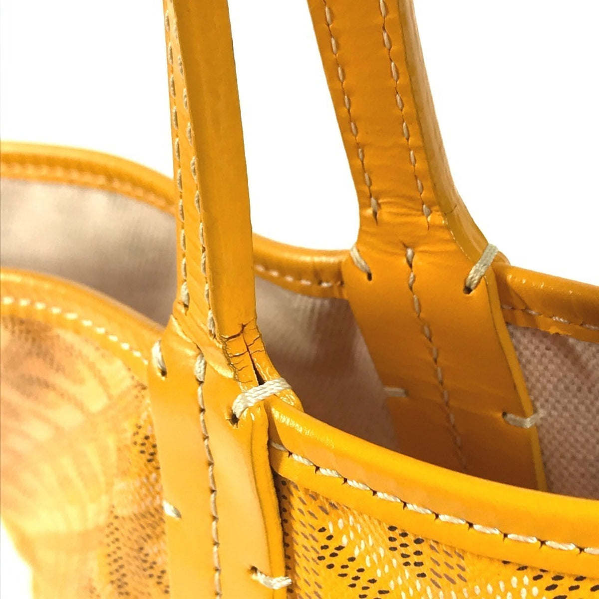 Goyard Yellow Pvc Leather Tote Bag (Pre-Owned)