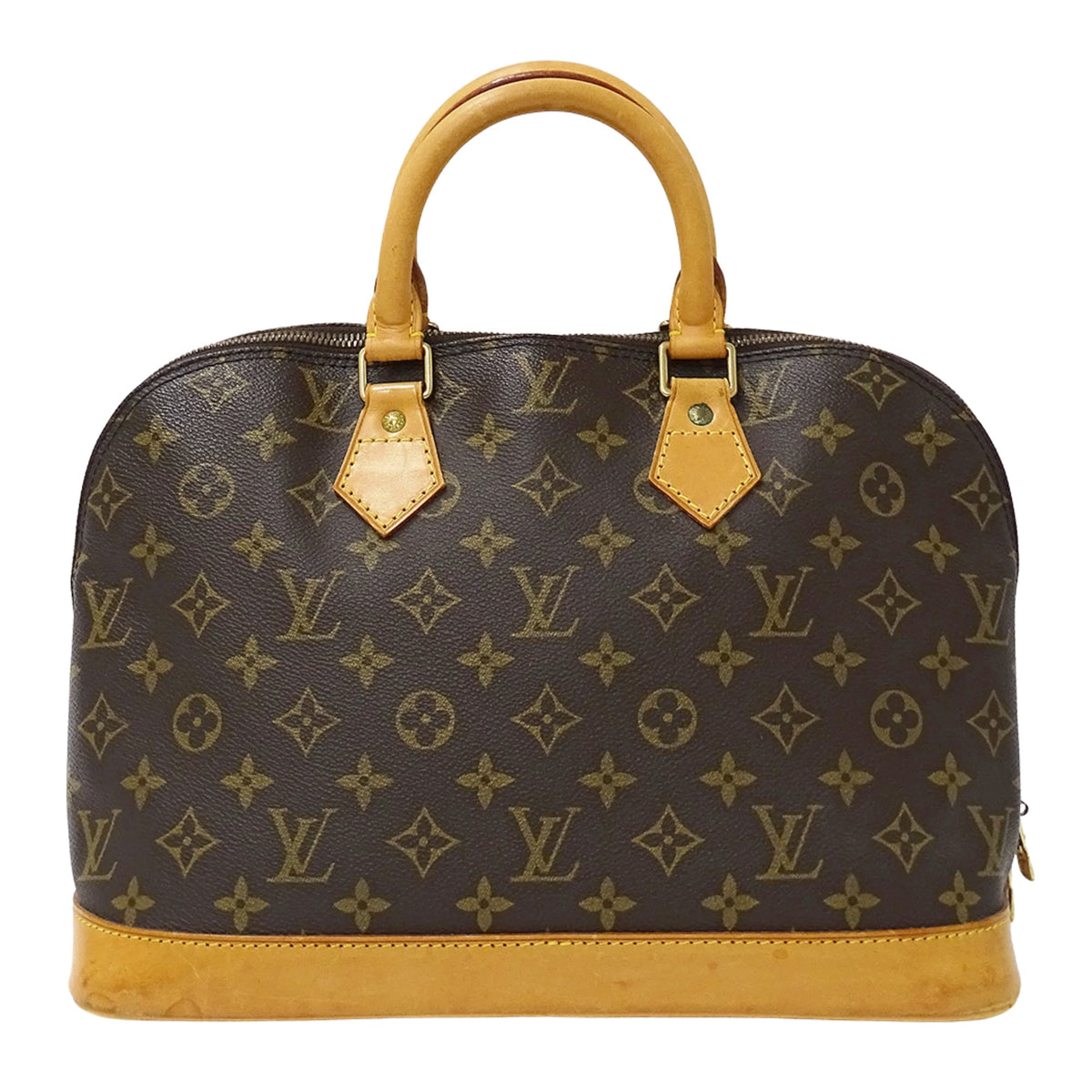 Louis Vuitton Brown Galle Monogram White Monogram Handbag (Pre-Owned)