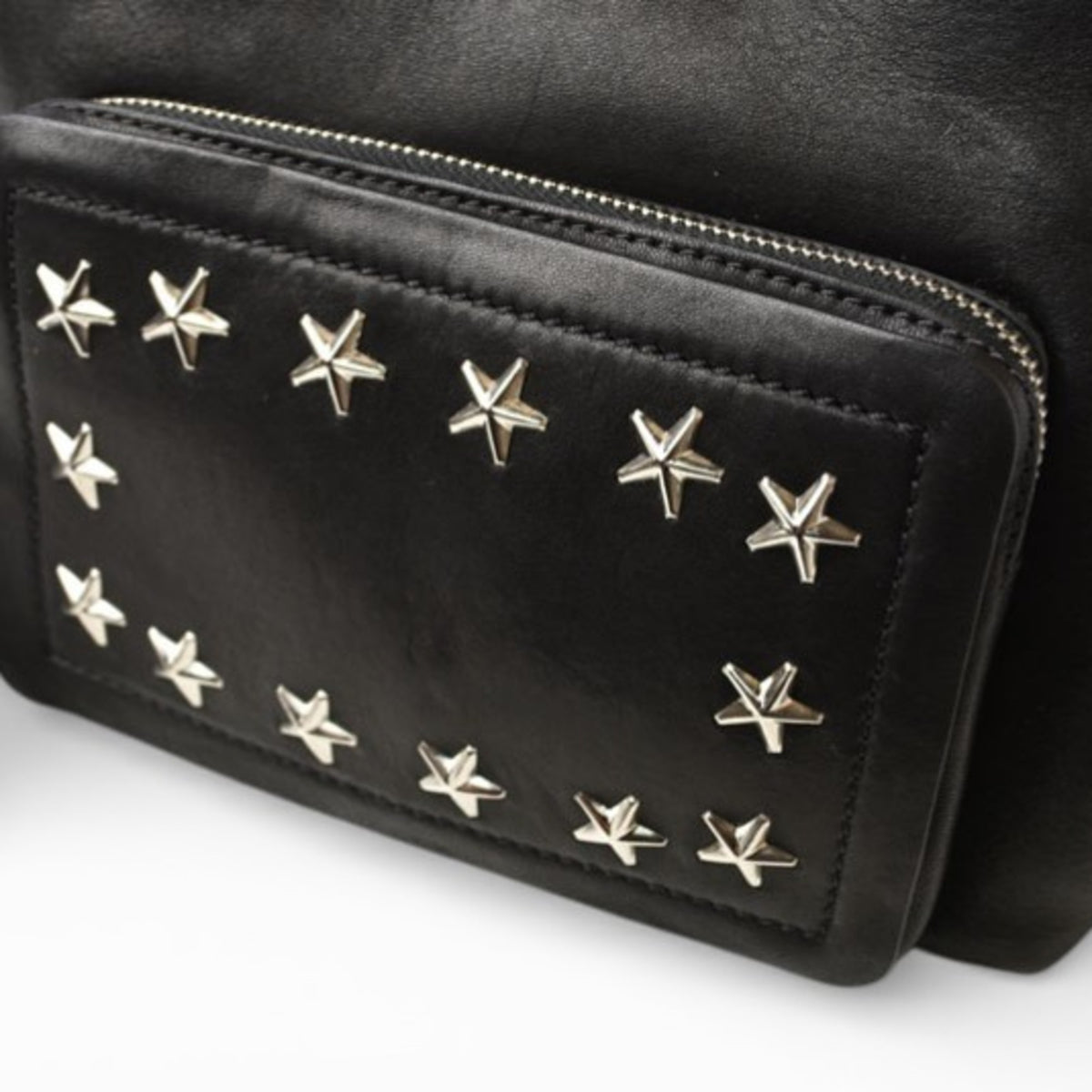 Jimmy Choo Black Leather Backpack (Pre-Owned)