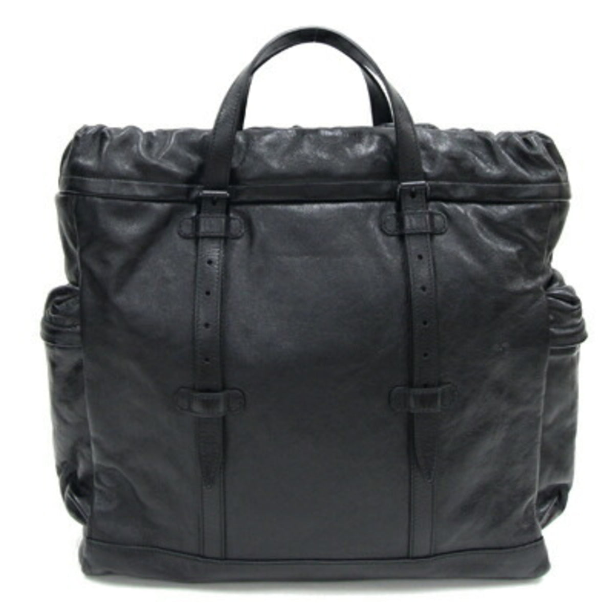 Gucci Black Leather Tote Bag (Pre-Owned)
