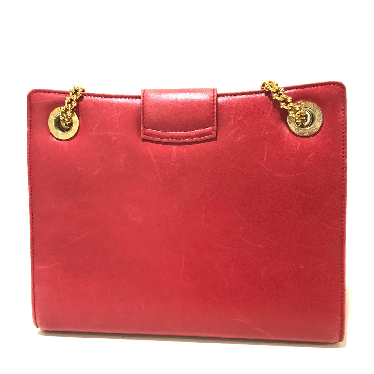 Tiffany Red Leather Shoulder Bag (Pre-Owned)