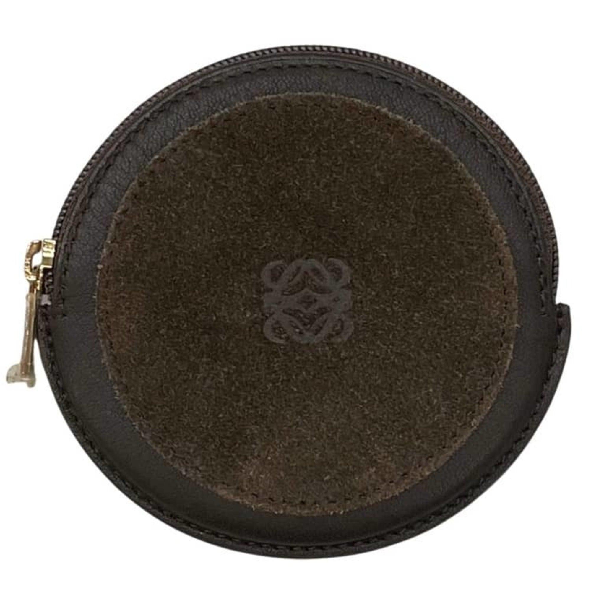 Loewe Brown Leather Coin Purse/Coin Case (Pre-Owned)