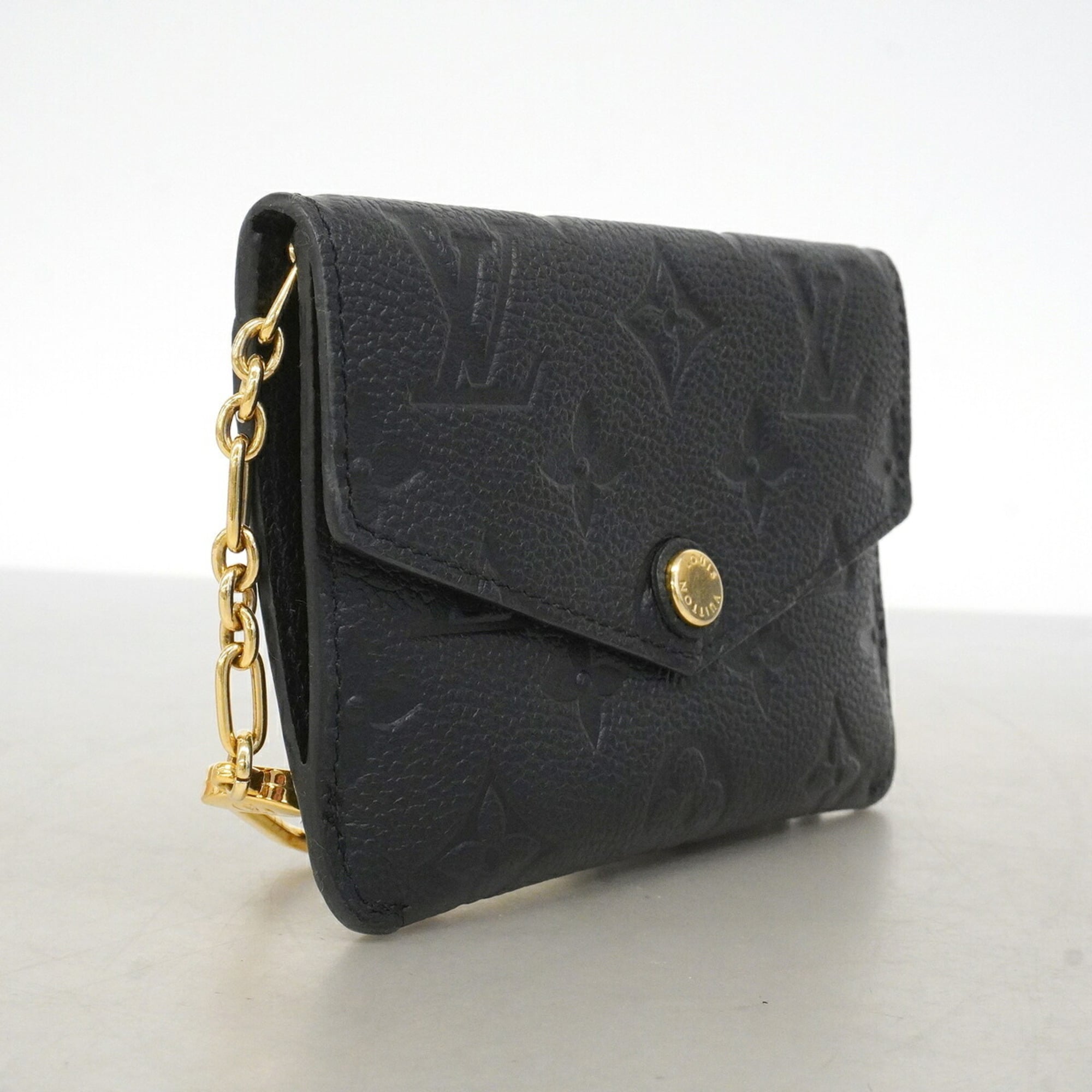 Louis Vuitton Noir Coin Purse/Coin Case (Pre-Owned)