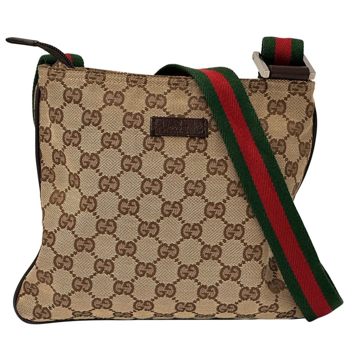 Gucci Brown Gg Canvas Handbag Shoulder Bag (Pre-Owned)