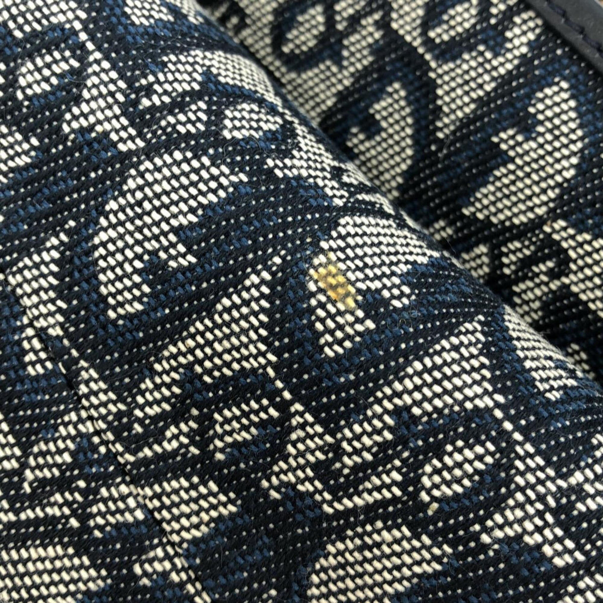 Christian Dior Blue Canvas Saddle Bag (Pre-Owned)