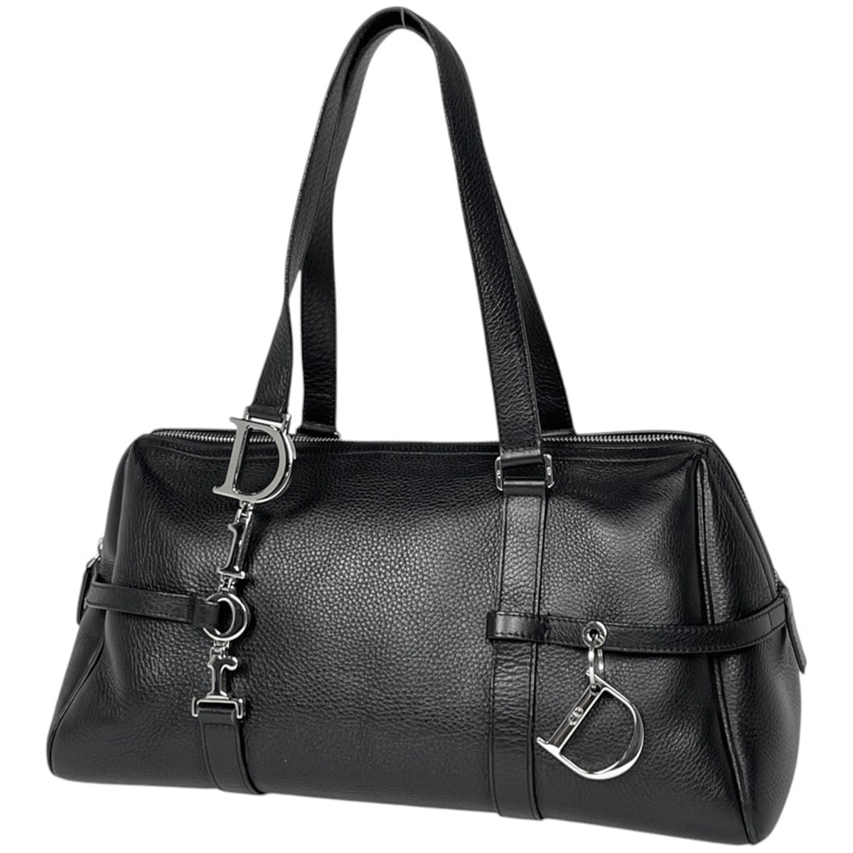 Christian Dior Black Leather Handbag (Pre-Owned)