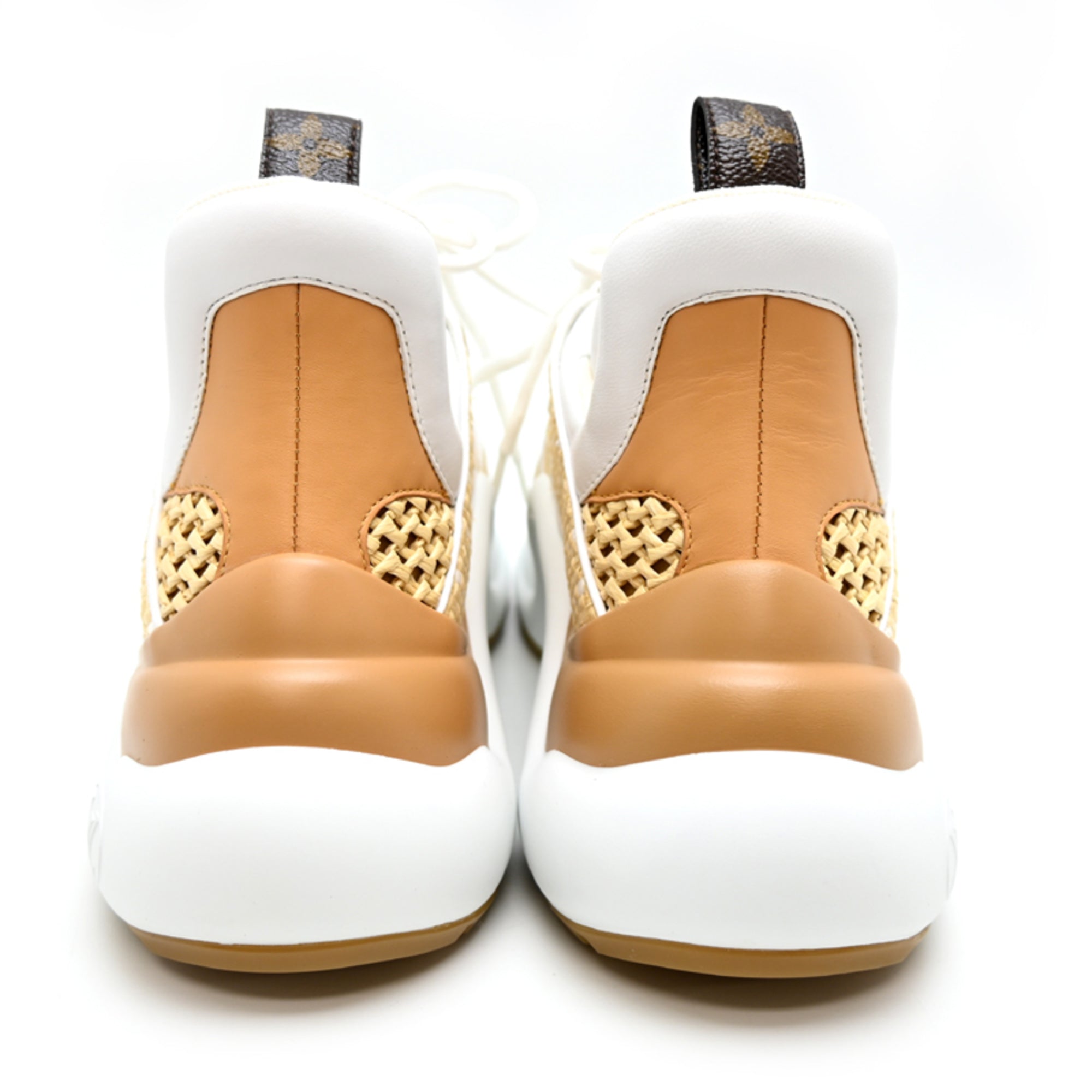 Louis Vuitton Beige White Sneakers (Pre-Owned)