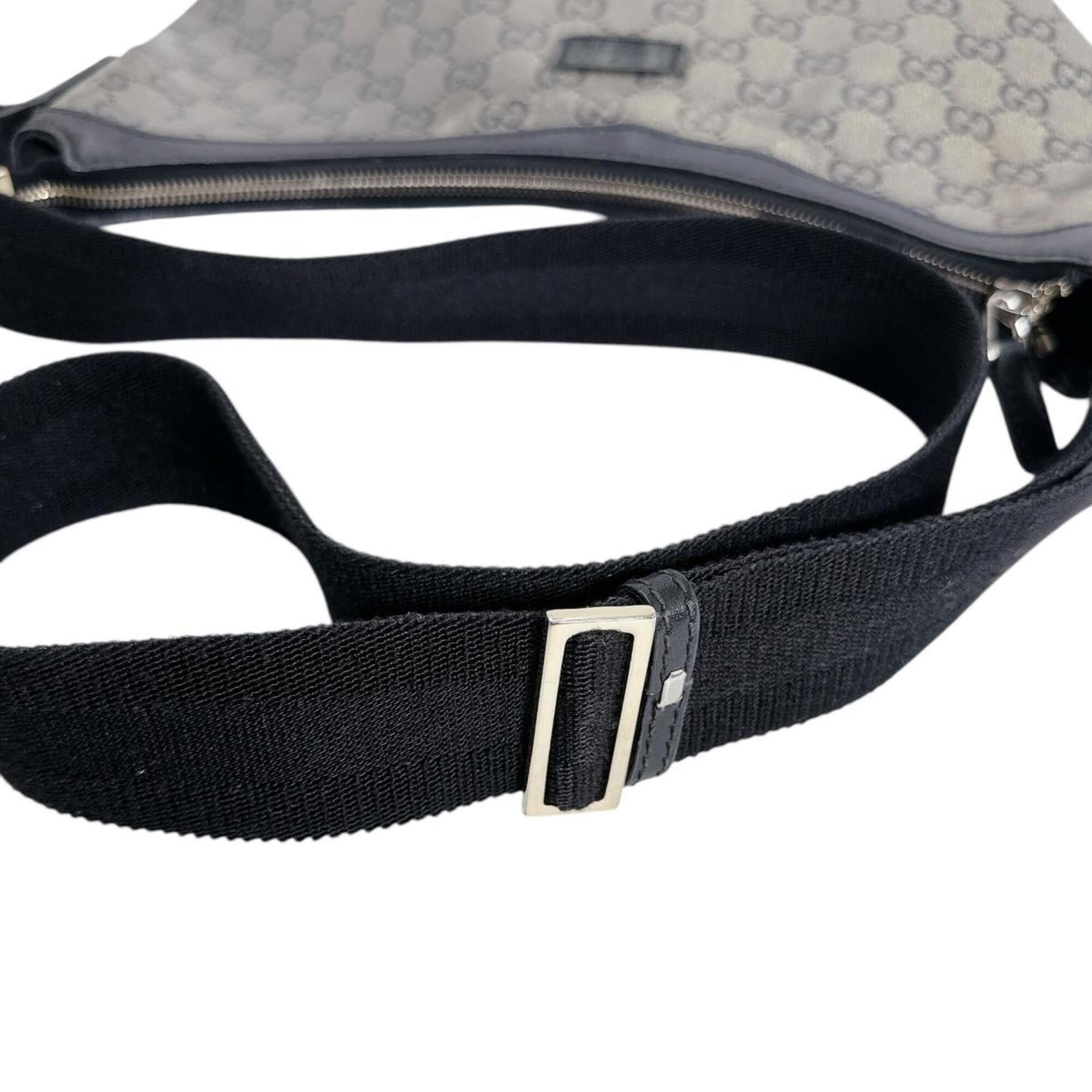 Gucci Black Red Color White Gg Crystal Shoulder Bag (Pre-Owned)