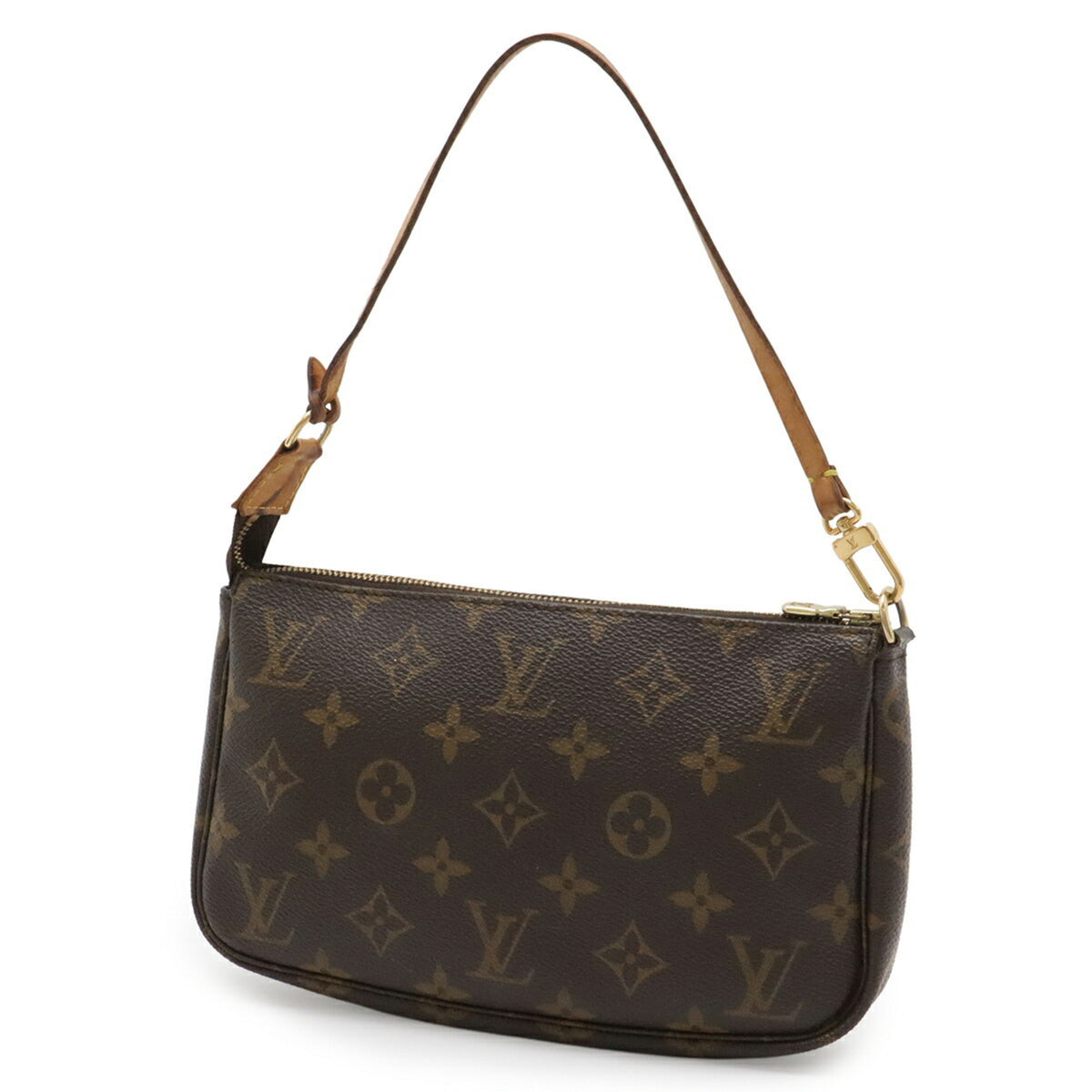 Louis Vuitton Monogram Brown Monogram Handbag Pochette (Pre-Owned)