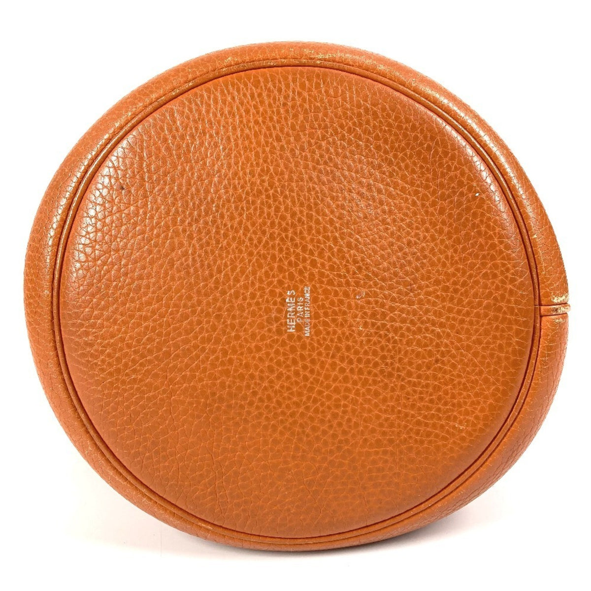 Hermes Orange Taurillon Clemence Leather Handbag Shoulder Bag (Pre-Owned)
