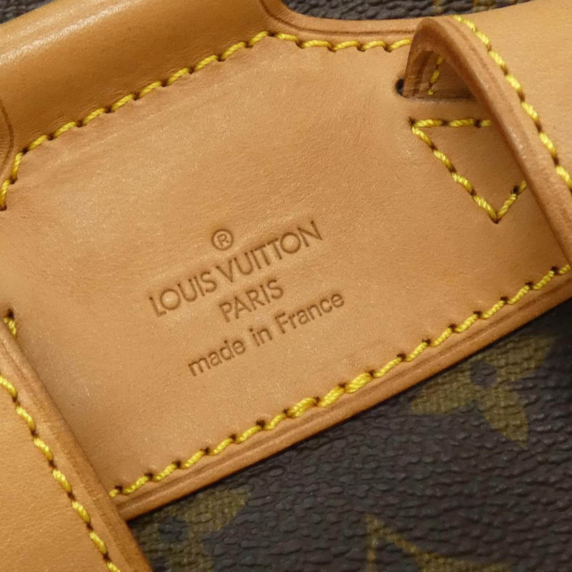 Louis Vuitton Monogram Marron Coated Canvas Backpack (Pre-Owned)