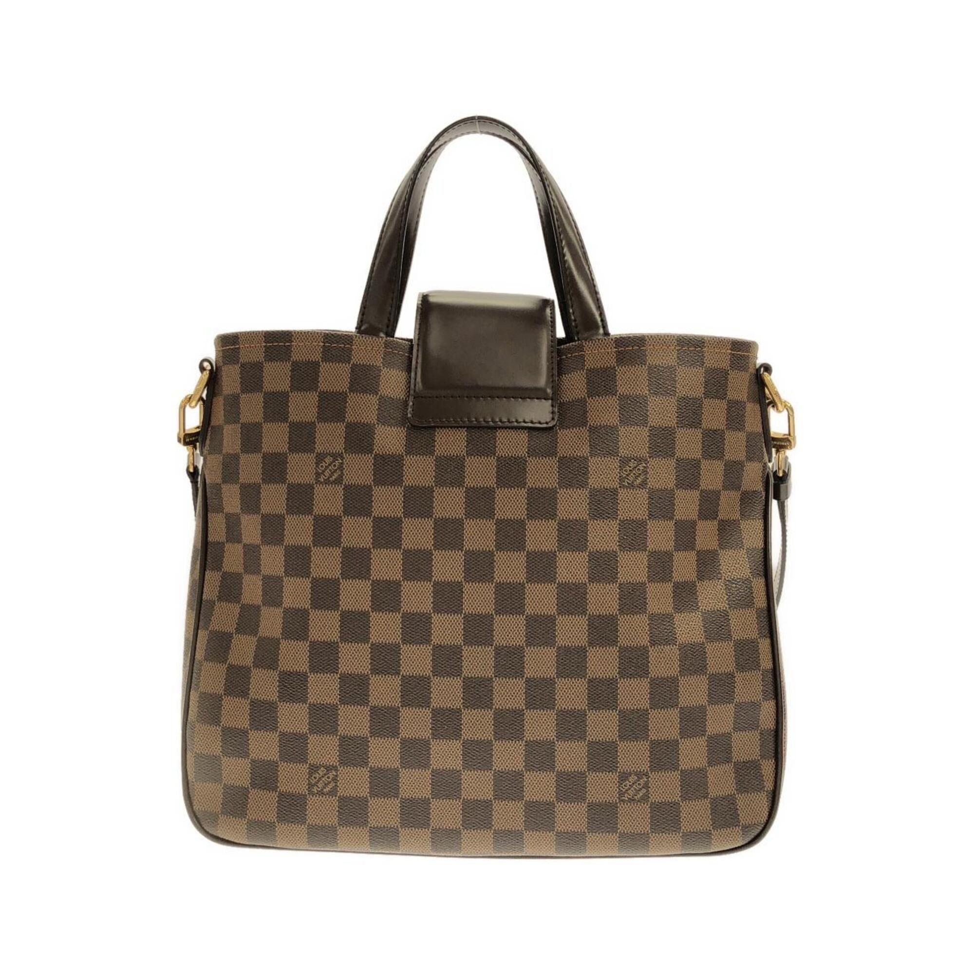 Louis Vuitton Brown Coated Canvas Handbag (Pre-Owned)