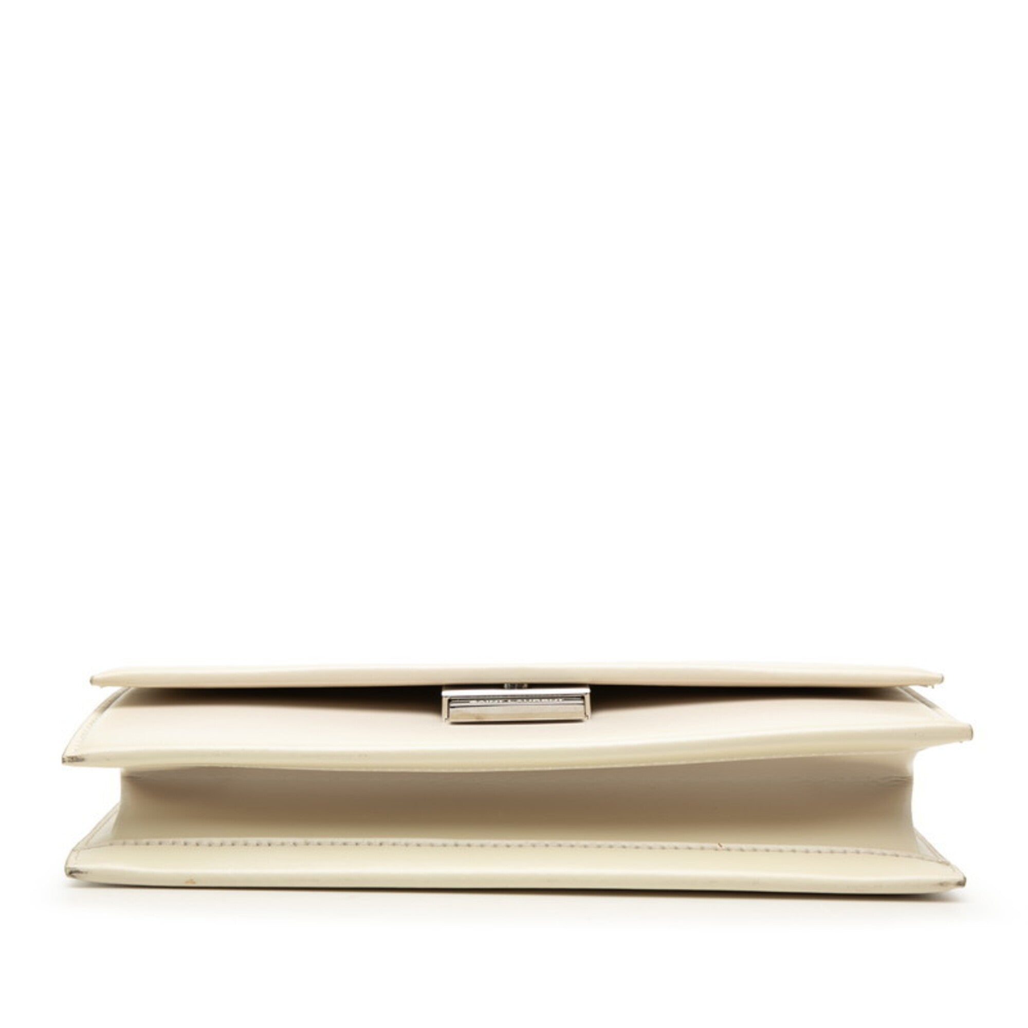 Saint Laurent White Leather Shoulder Bag (Pre-Owned)