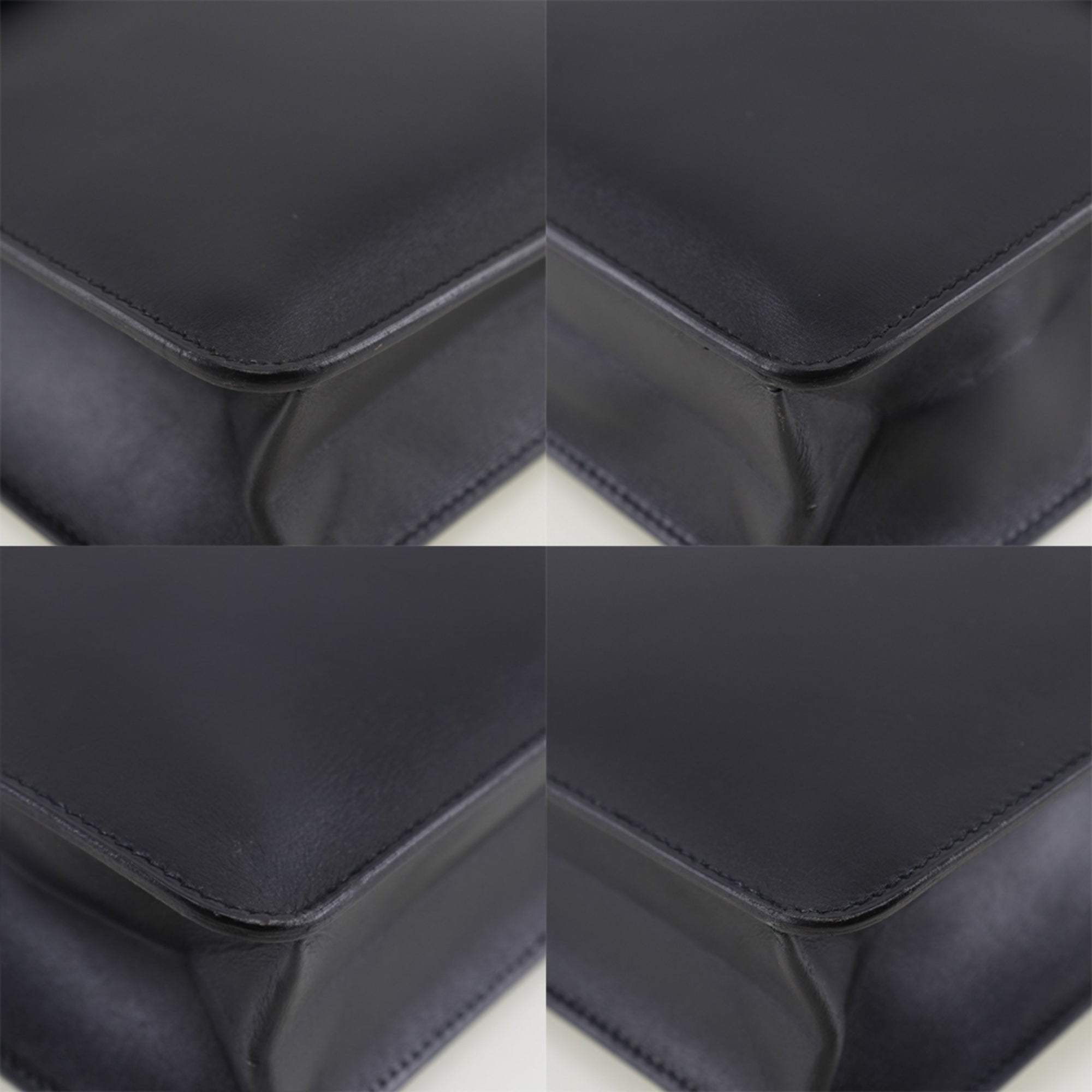 Hermes Black Leather Briefcase (Pre-Owned)