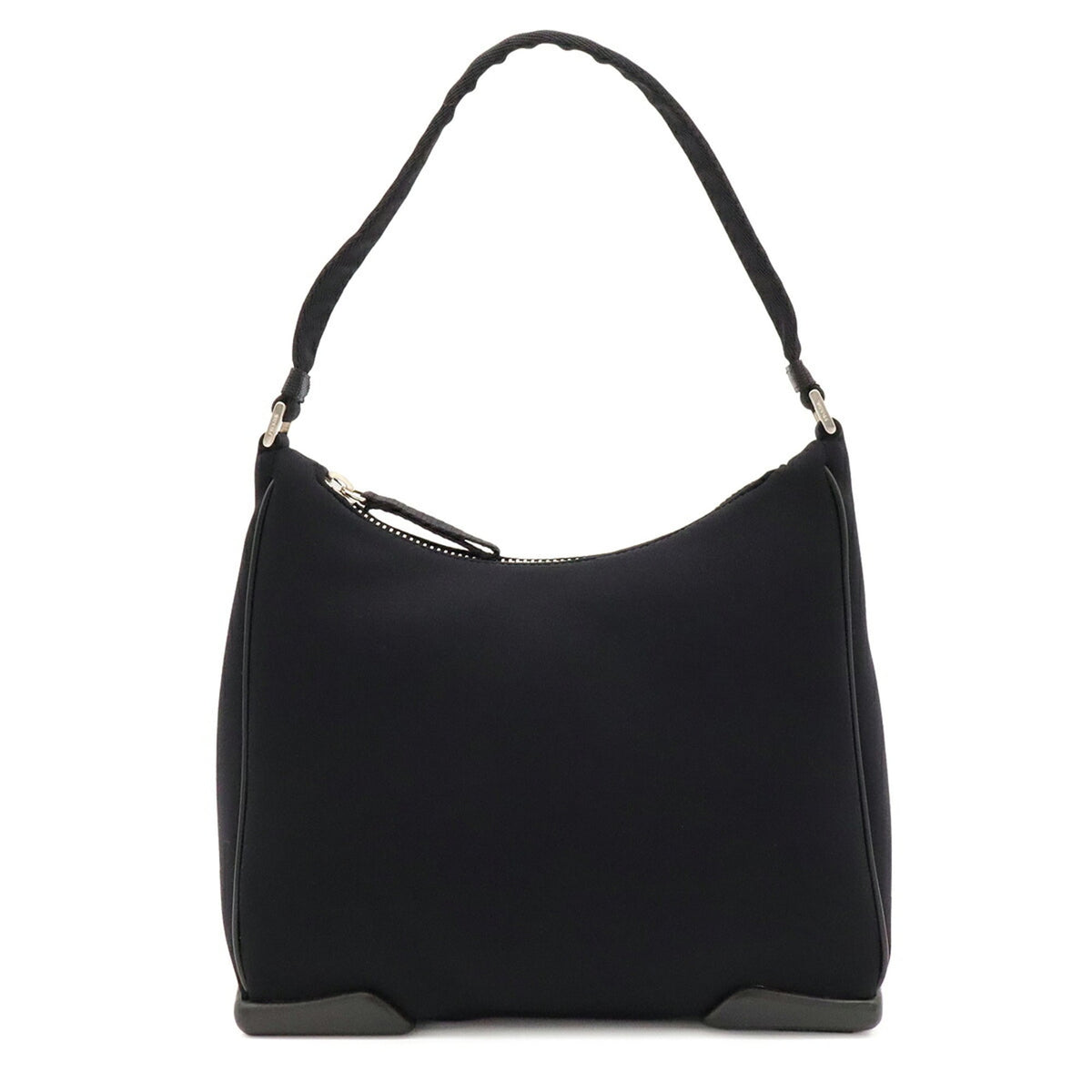 Prada Black Nero Neoprene Handbag Shoulder Bag (Pre-Owned)