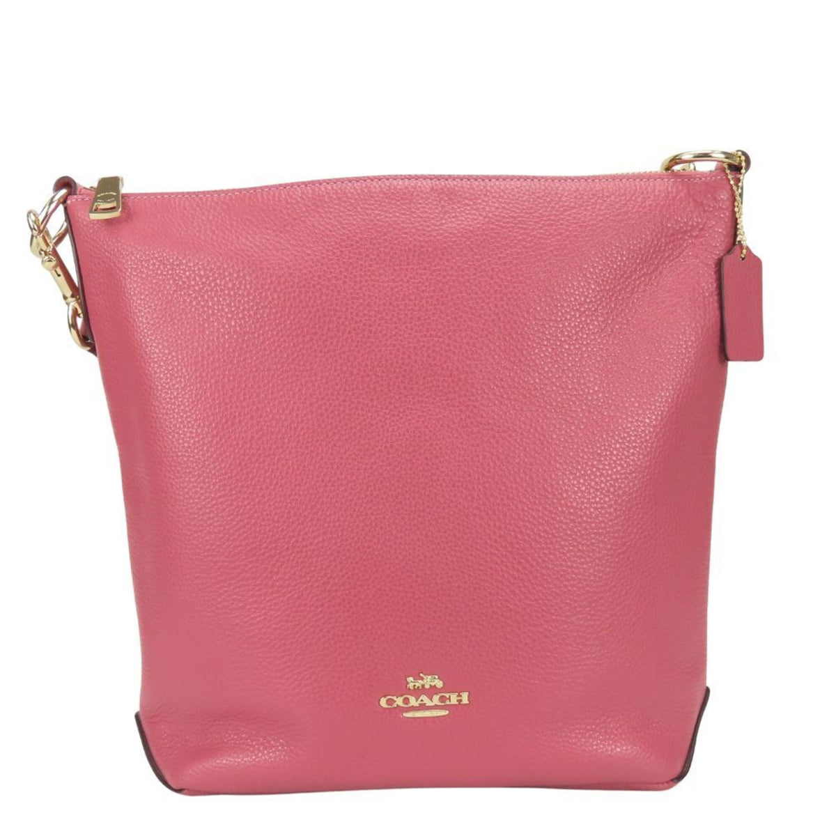Coach Pink Leather Shoulder Bag (Pre-Owned)