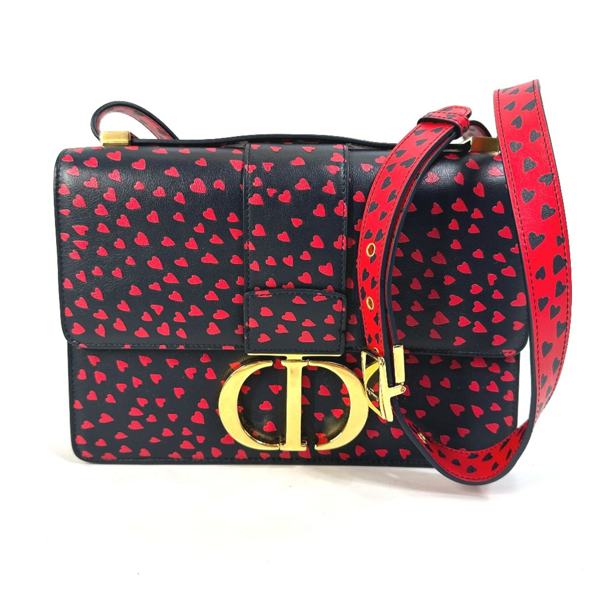 Christian Dior Black Leather Shoulder Bag (Pre-Owned)
