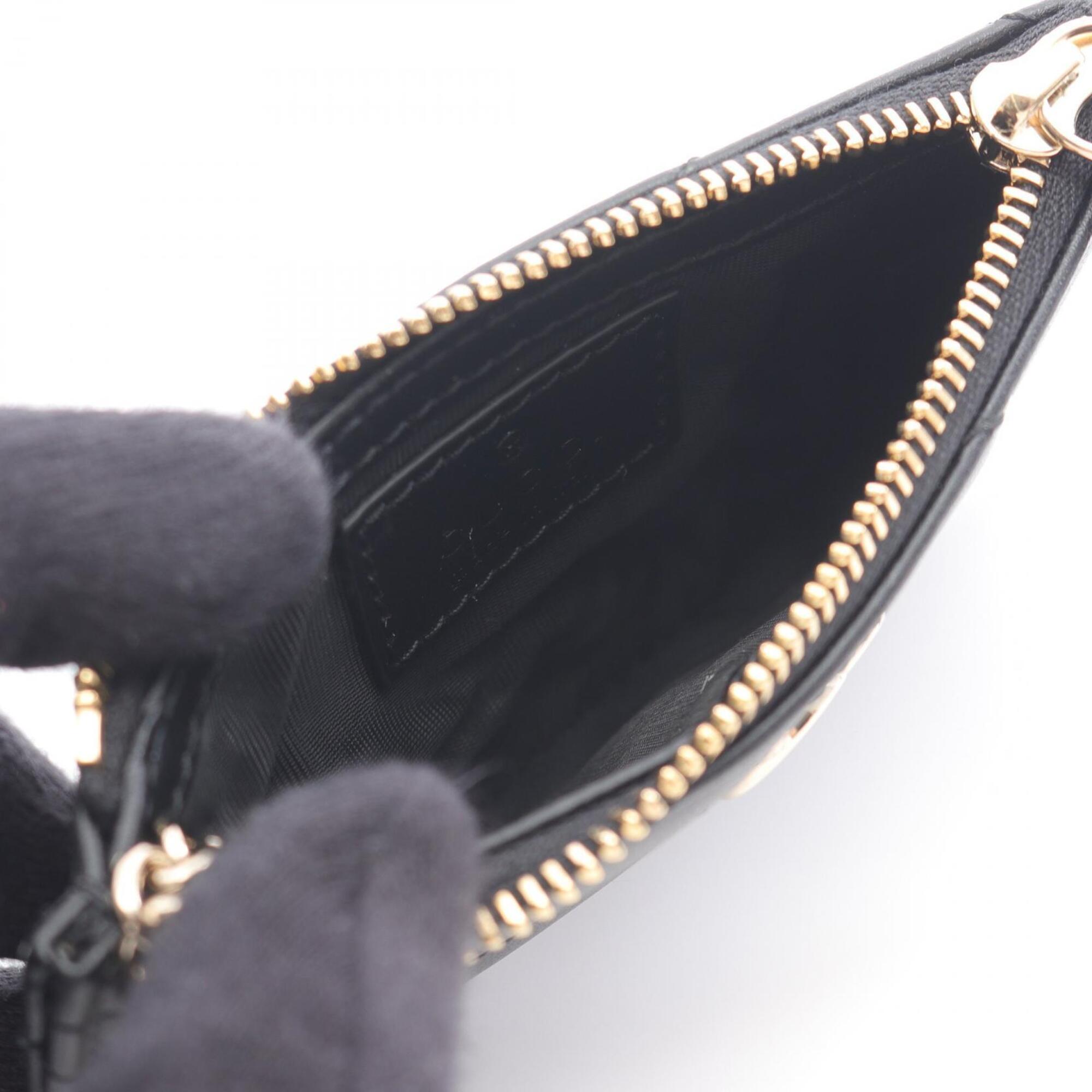 Gucci Black Leather Coin Purse/Coin Case (Pre-Owned)