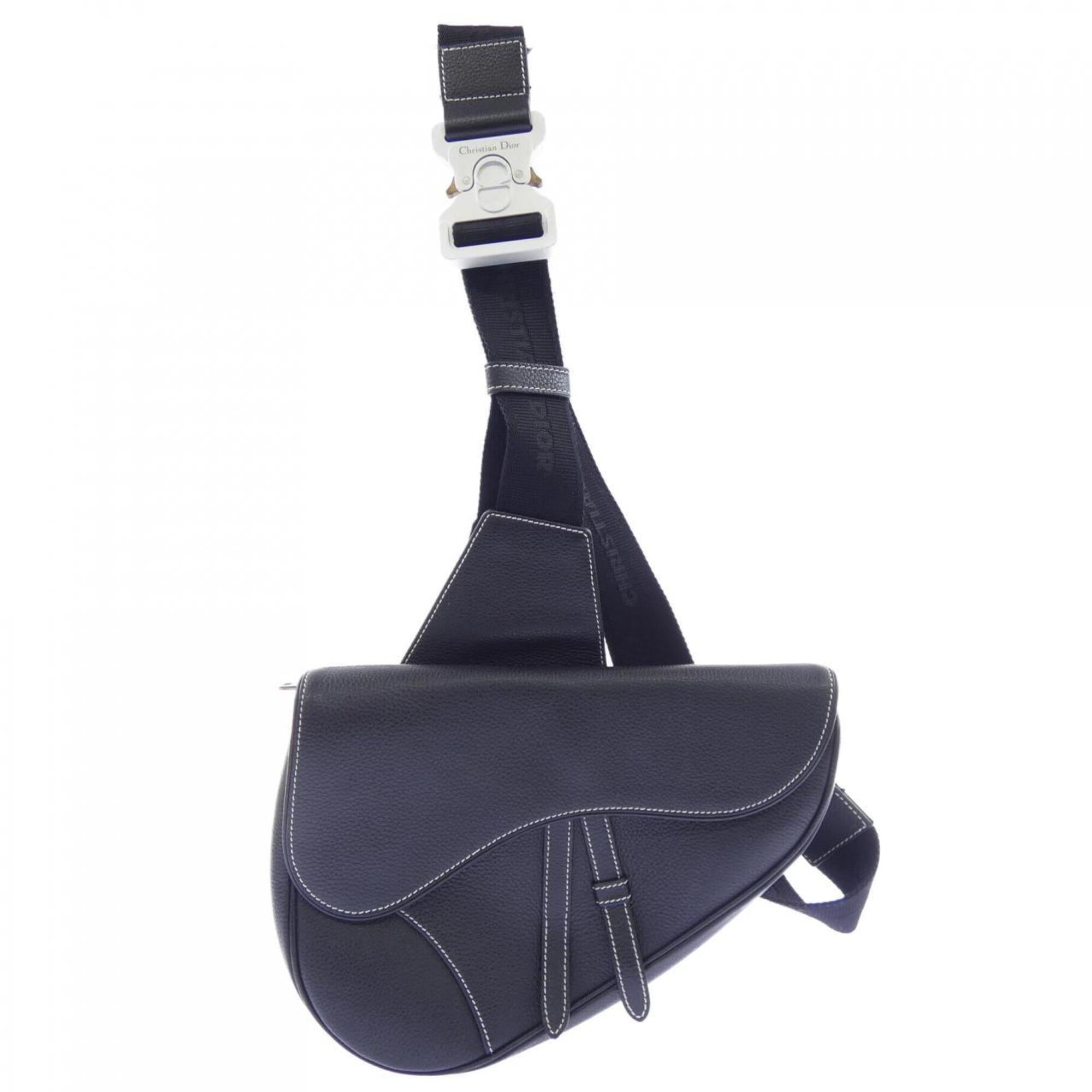 Christian Dior Black Leather Handbag (Pre-Owned)