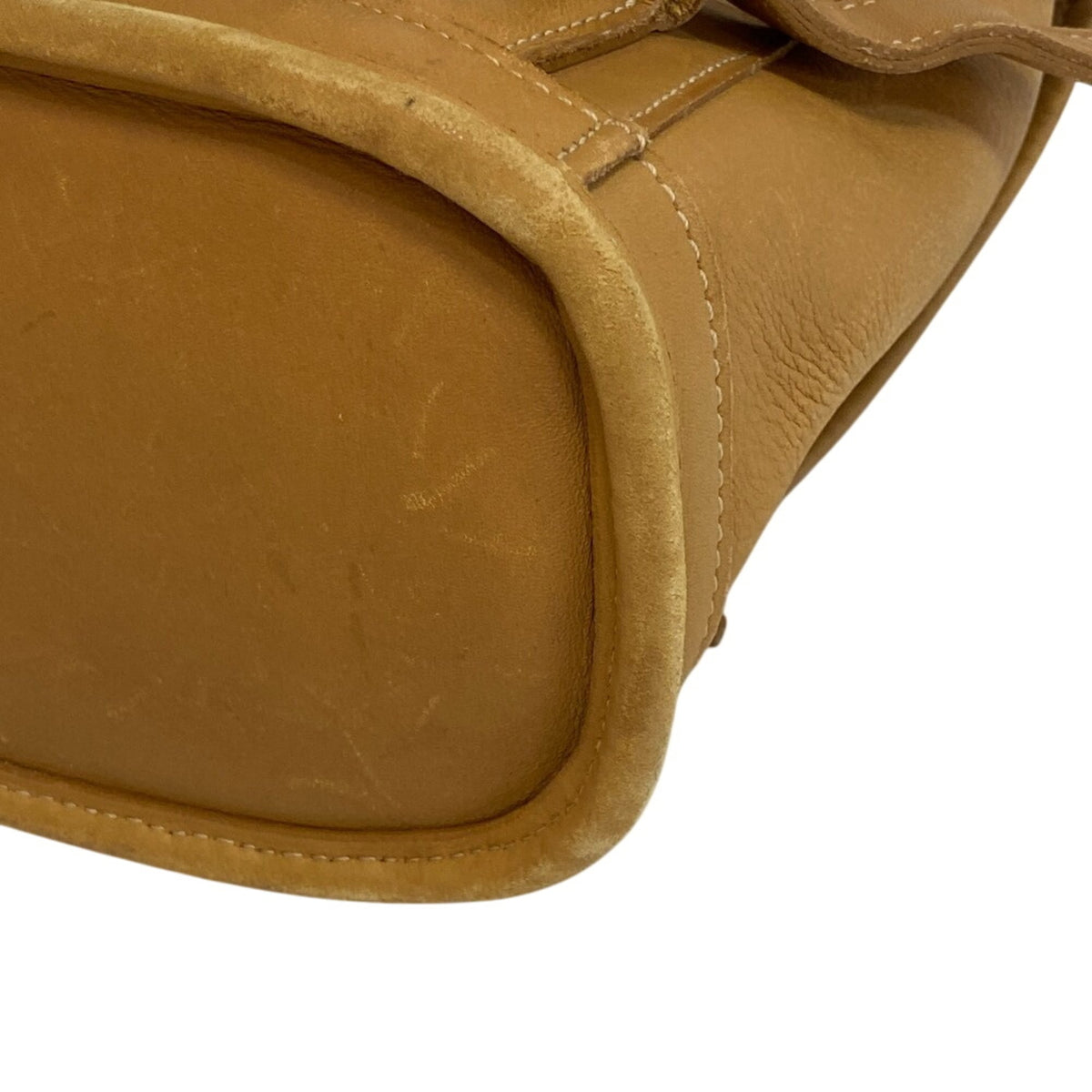 Coach Beige Leather Backpack (Pre-Owned)
