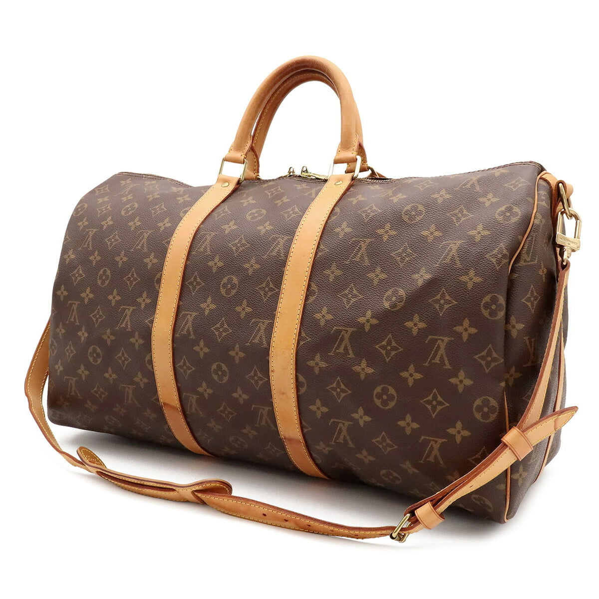 Louis Vuitton Brown Monogram Monogram Boston Bag Shoulder Bag (Pre-Owned)