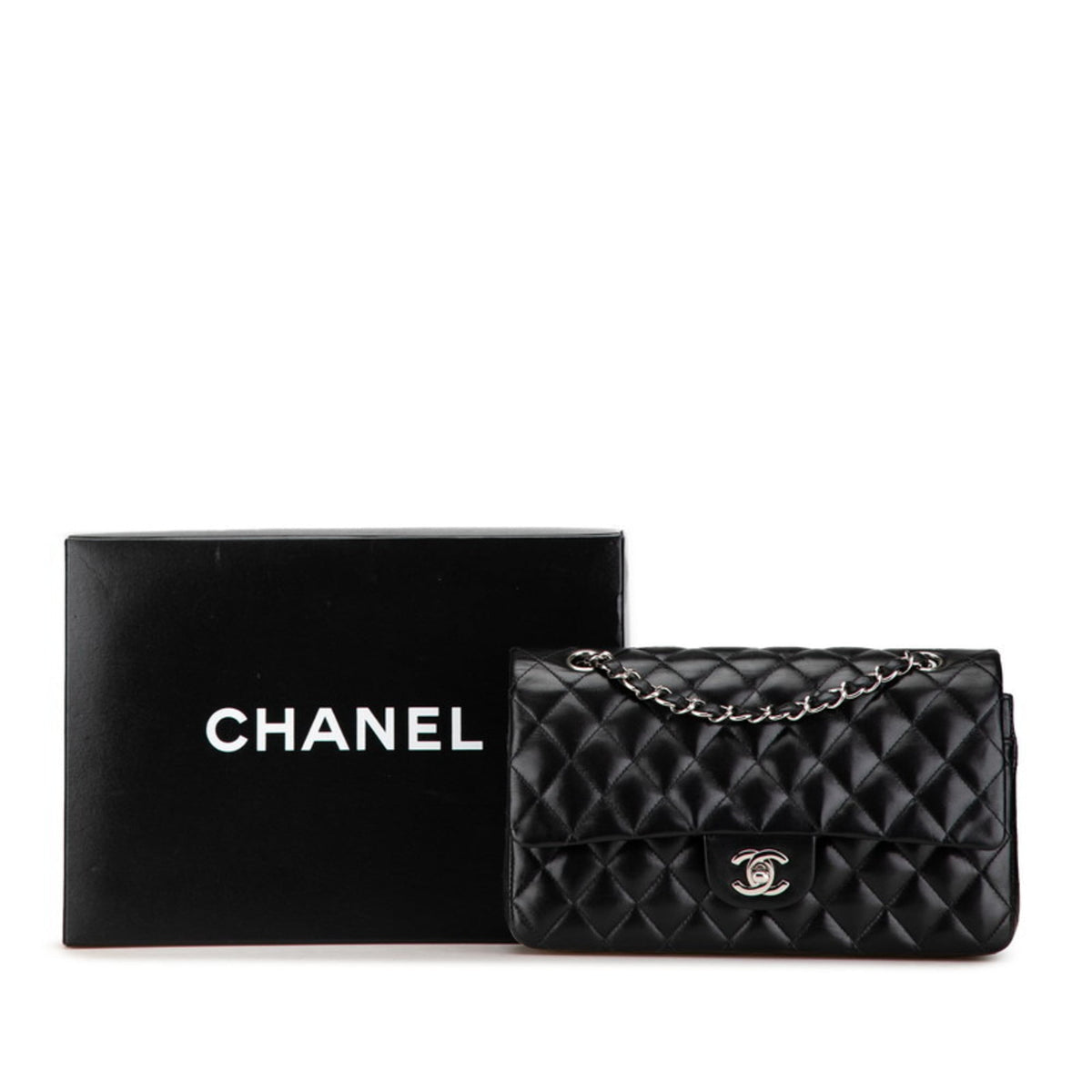 Chanel Matelasse Black Shoulder Bag (Pre-Owned)