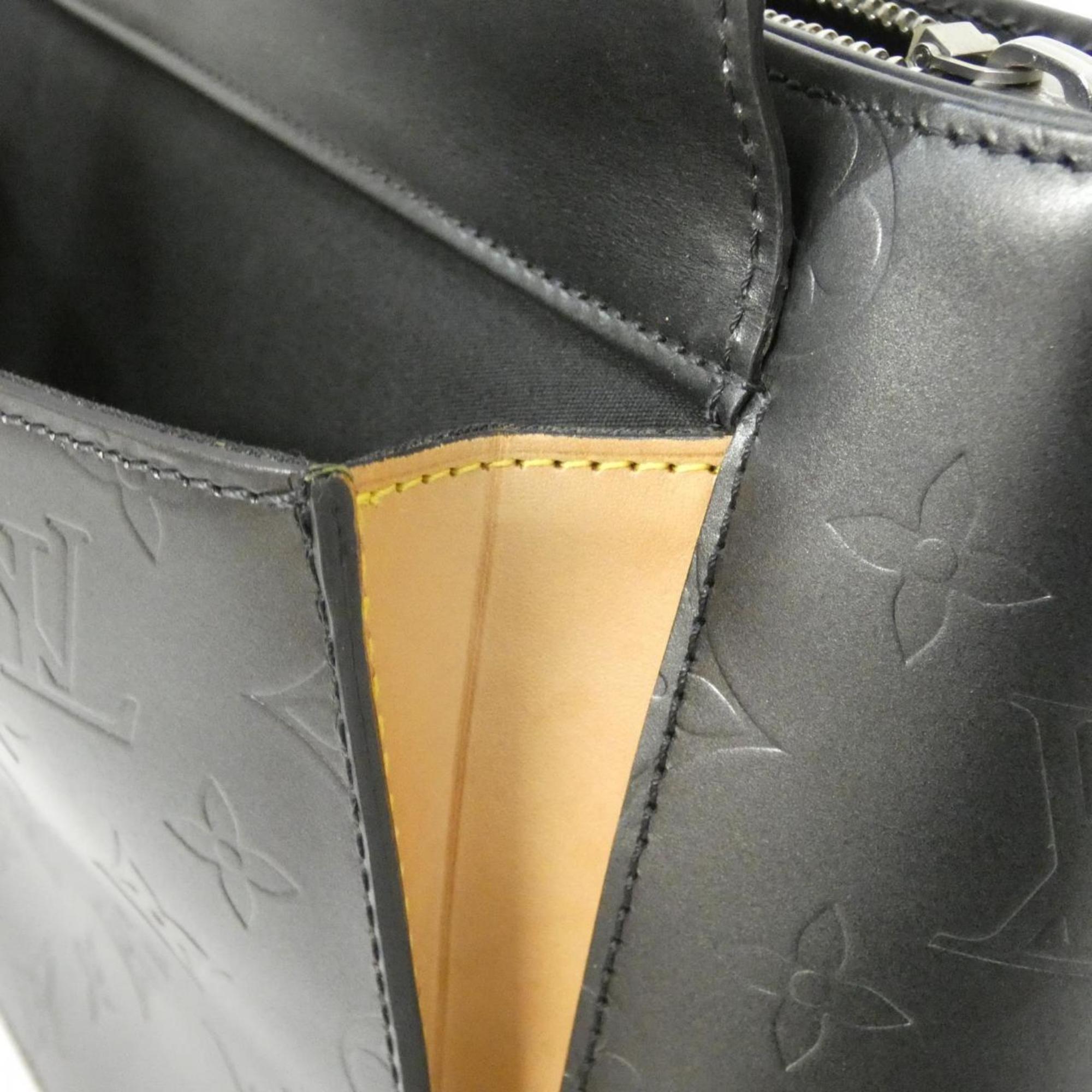 Louis Vuitton Black Coated Canvas Shoulder Bag (Pre-Owned)