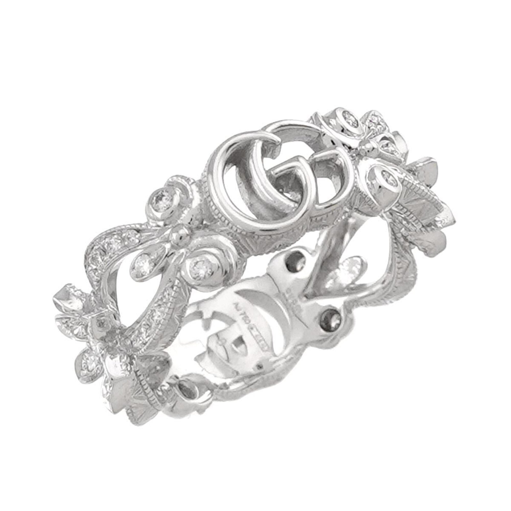 Gucci White Gold (18K) Band Ring (Pre-Owned)