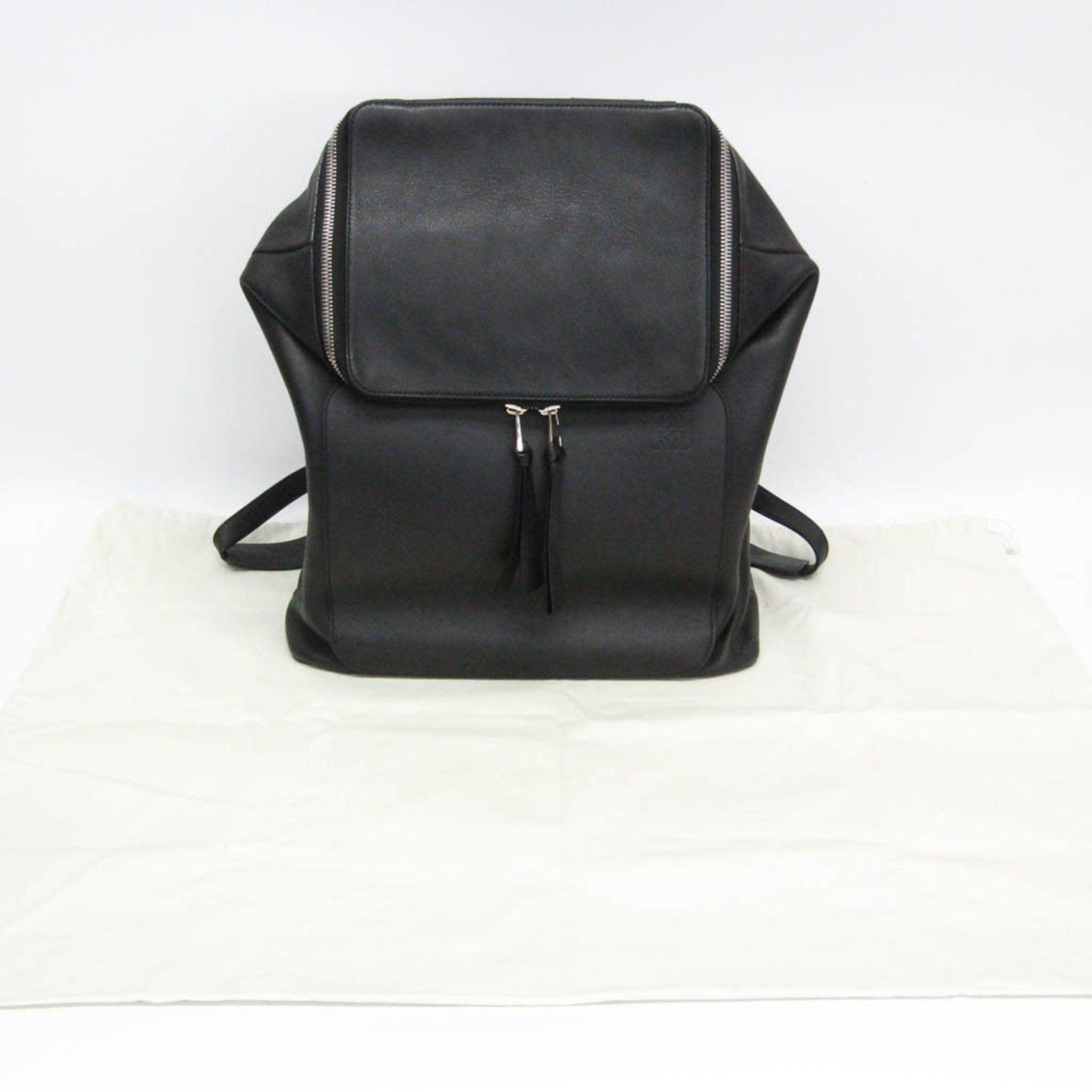 Loewe Black Leather Backpack (Pre-Owned)