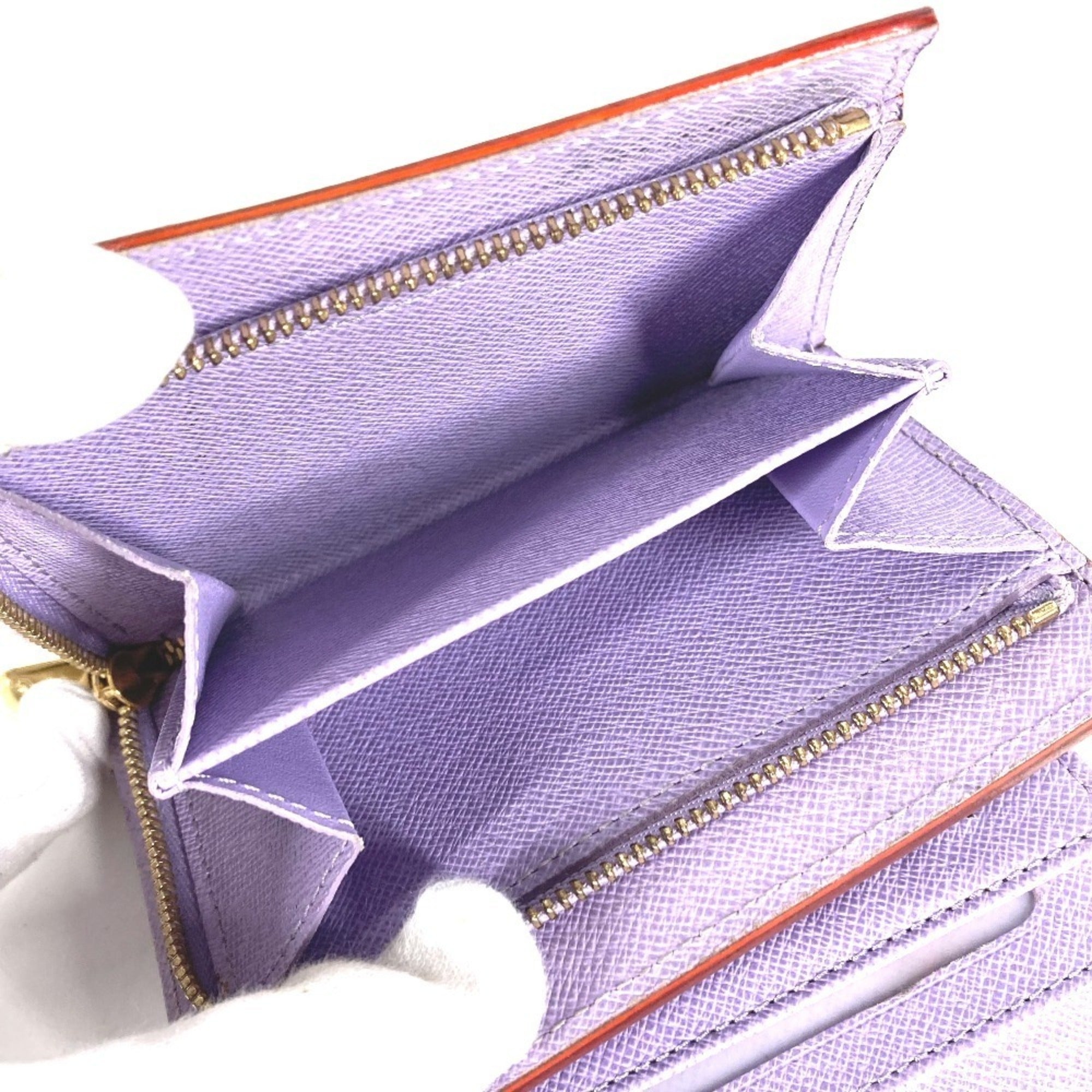 Louis Vuitton Black Multi-Color Purple Violet Monogram Multicolore Wallet (Tri-Fold) (Pre-Owned)