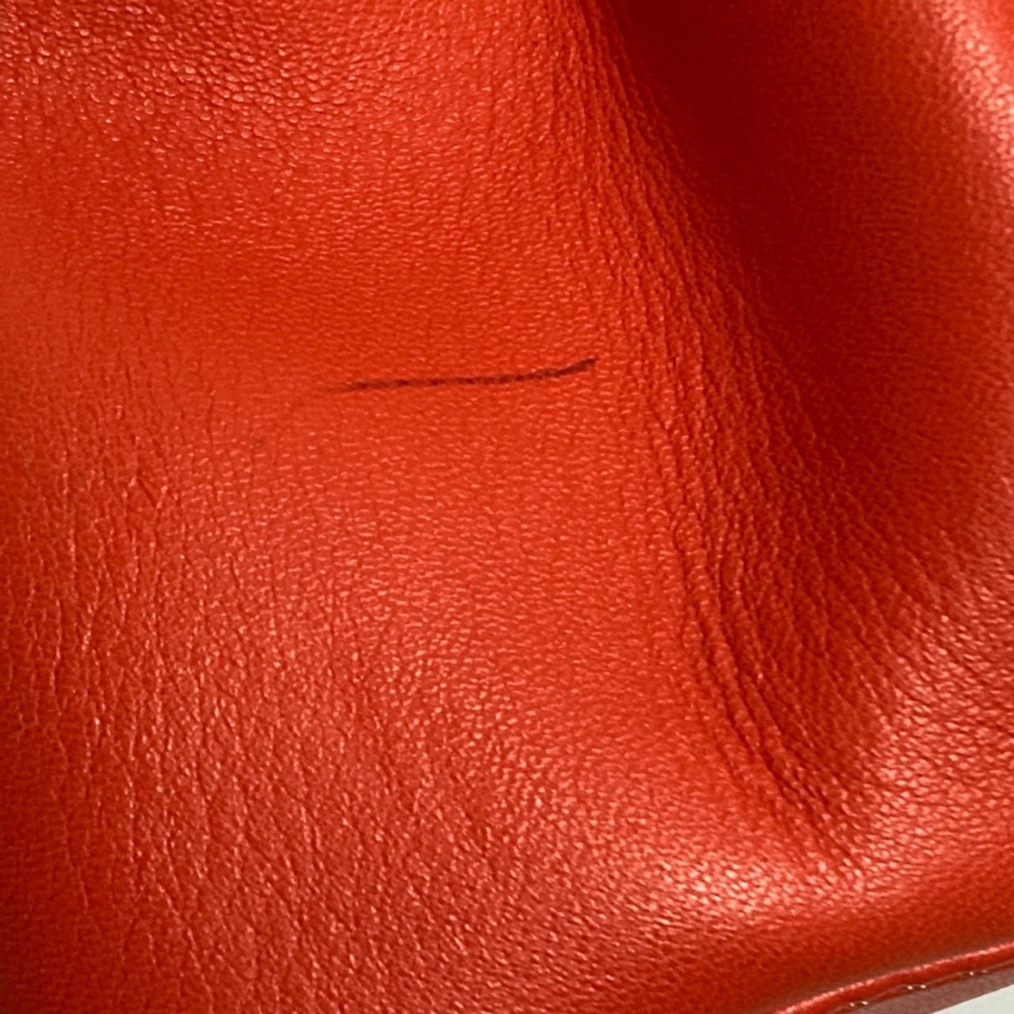 Fendi Orange Leather Handbag (Pre-Owned)