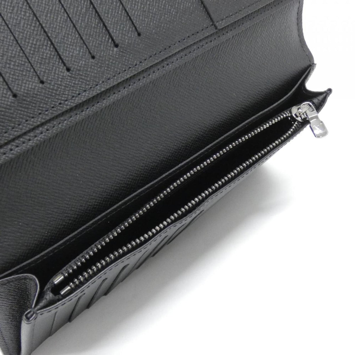 Louis Vuitton Monogram Eclipse Black Coated Canvas Long Wallet (Bi-Fold) (Pre-Owned)
