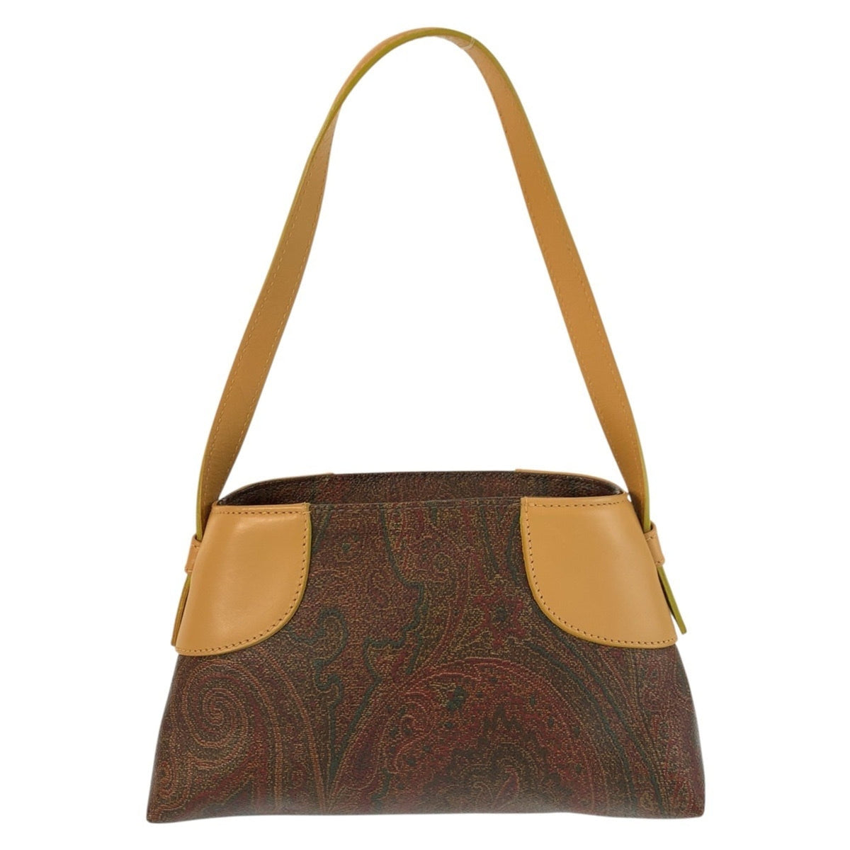 Etro Brown Pvc Handbag Shoulder Bag (Pre-Owned)