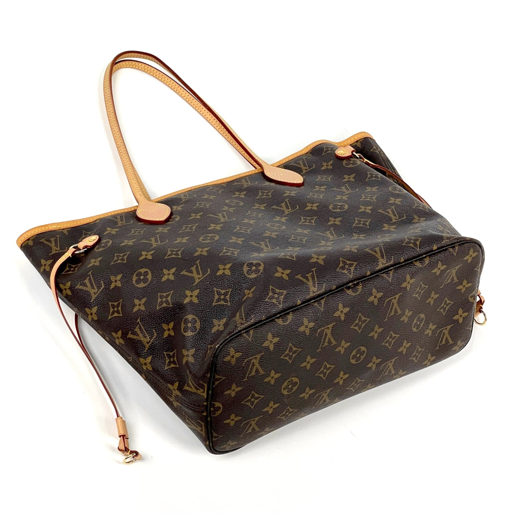 Louis Vuitton Beige Brown Monogram Monogram Handbag Tote Bag (Pre-Owned)
