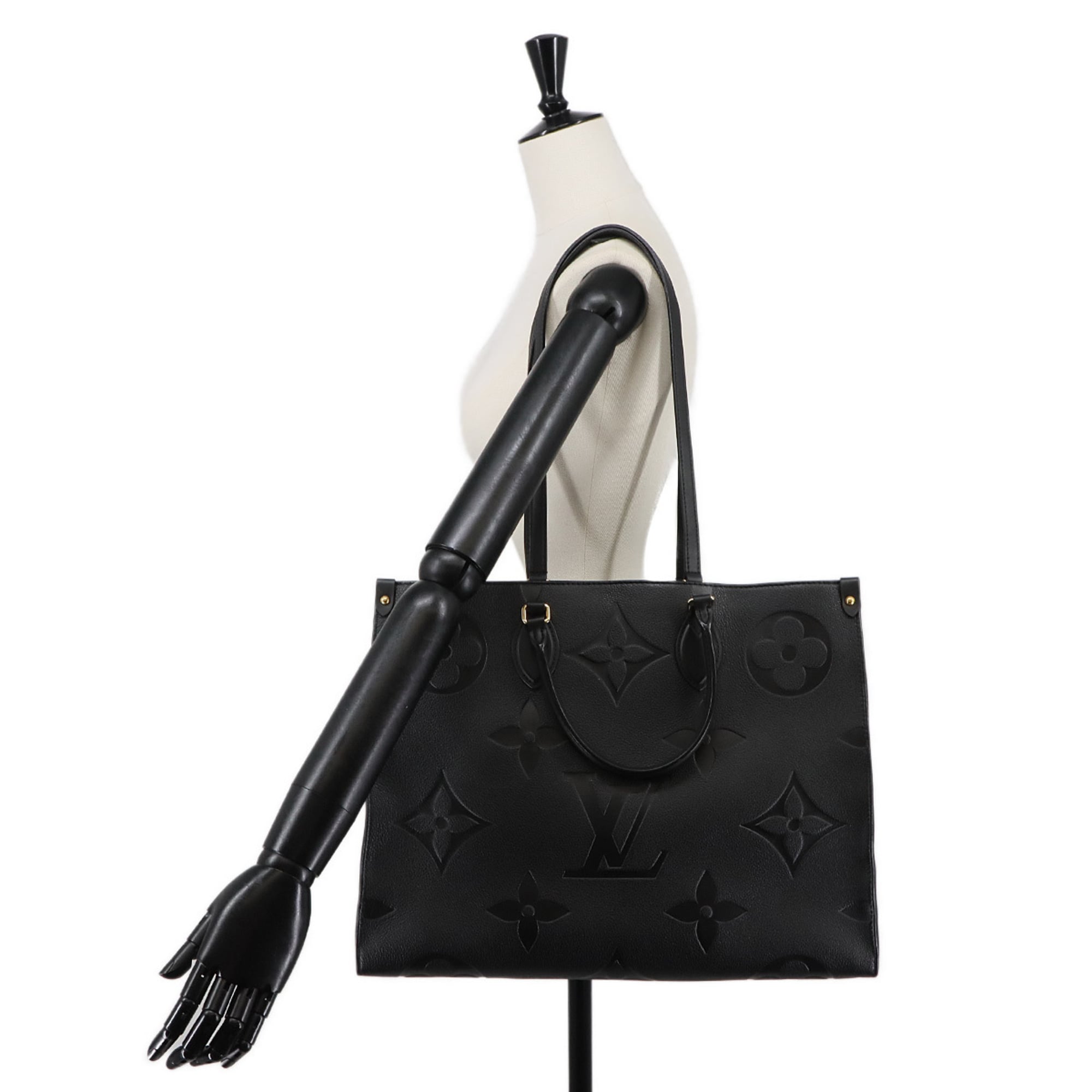 Louis Vuitton Monogram Empreinte Black Monogram Empreinte Handbag Tote Bag (Pre-Owned)