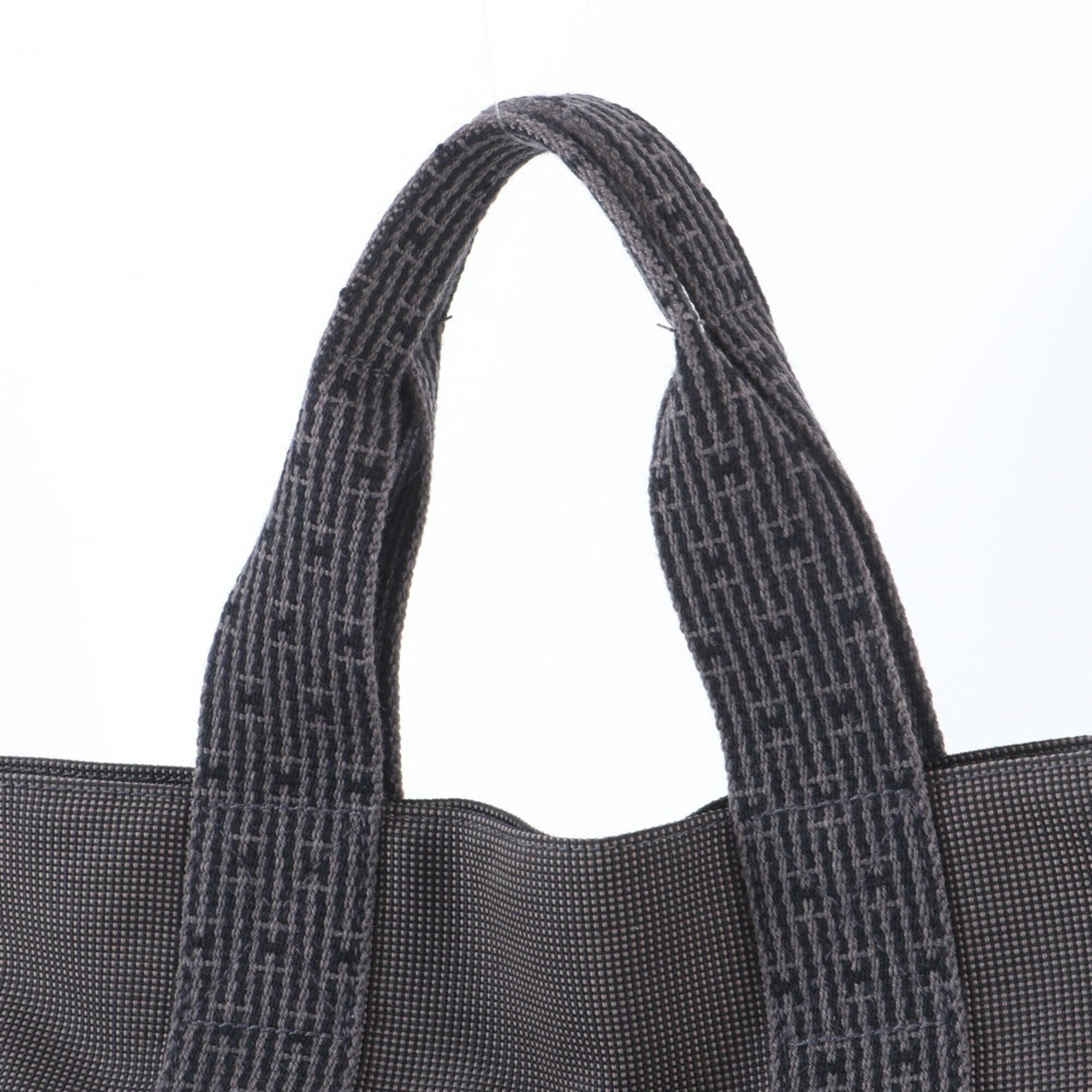 Hermes Her Line Gray Handbag Tote Bag (Pre-Owned)
